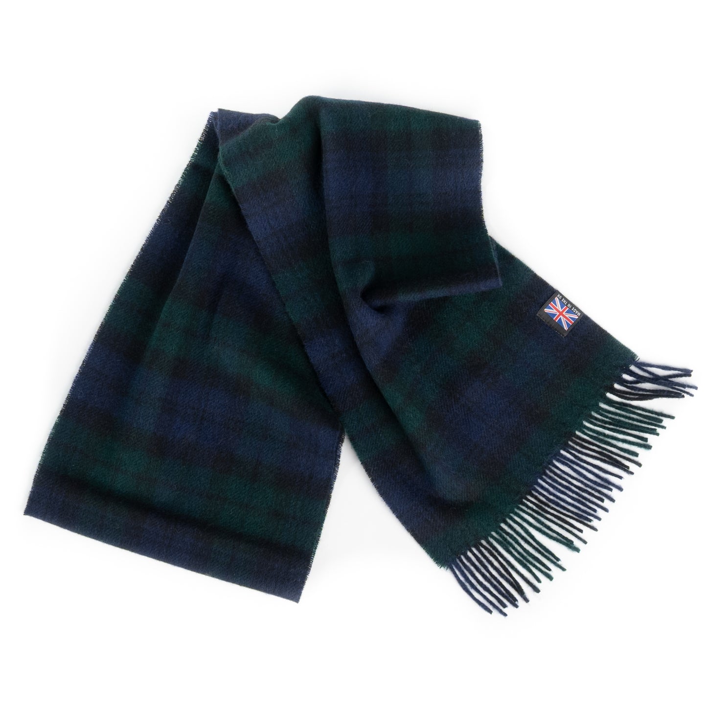 Prince of Scots Merino Lambswool Tartan Scarf (Black Watch)-Gifts-[bar code]-Prince of Scots