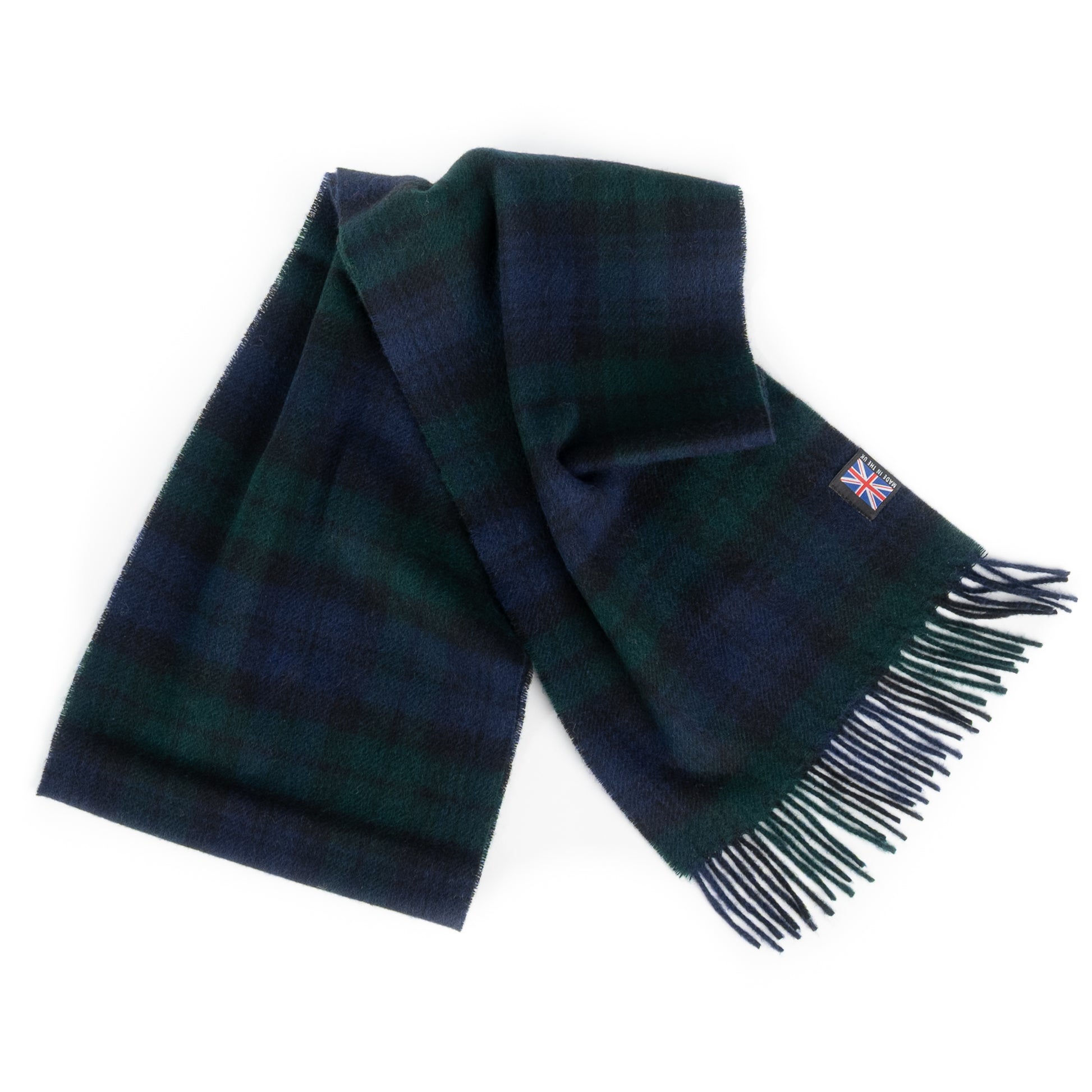Prince of Scots Merino Lambswool Tartan Scarf (Black Watch)-Gifts-[bar code]-Prince of Scots