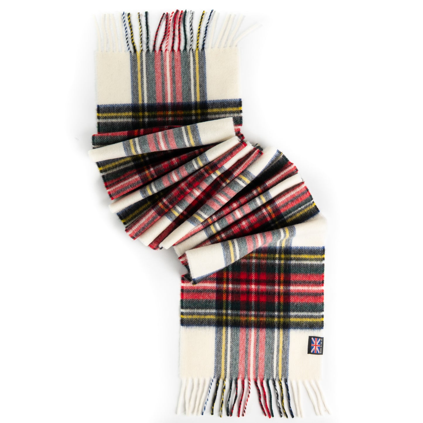 Prince of Scots Merino Lambswool Tartan Scarf (Dress Stewart)-Gifts-[bar code]-Prince of Scots