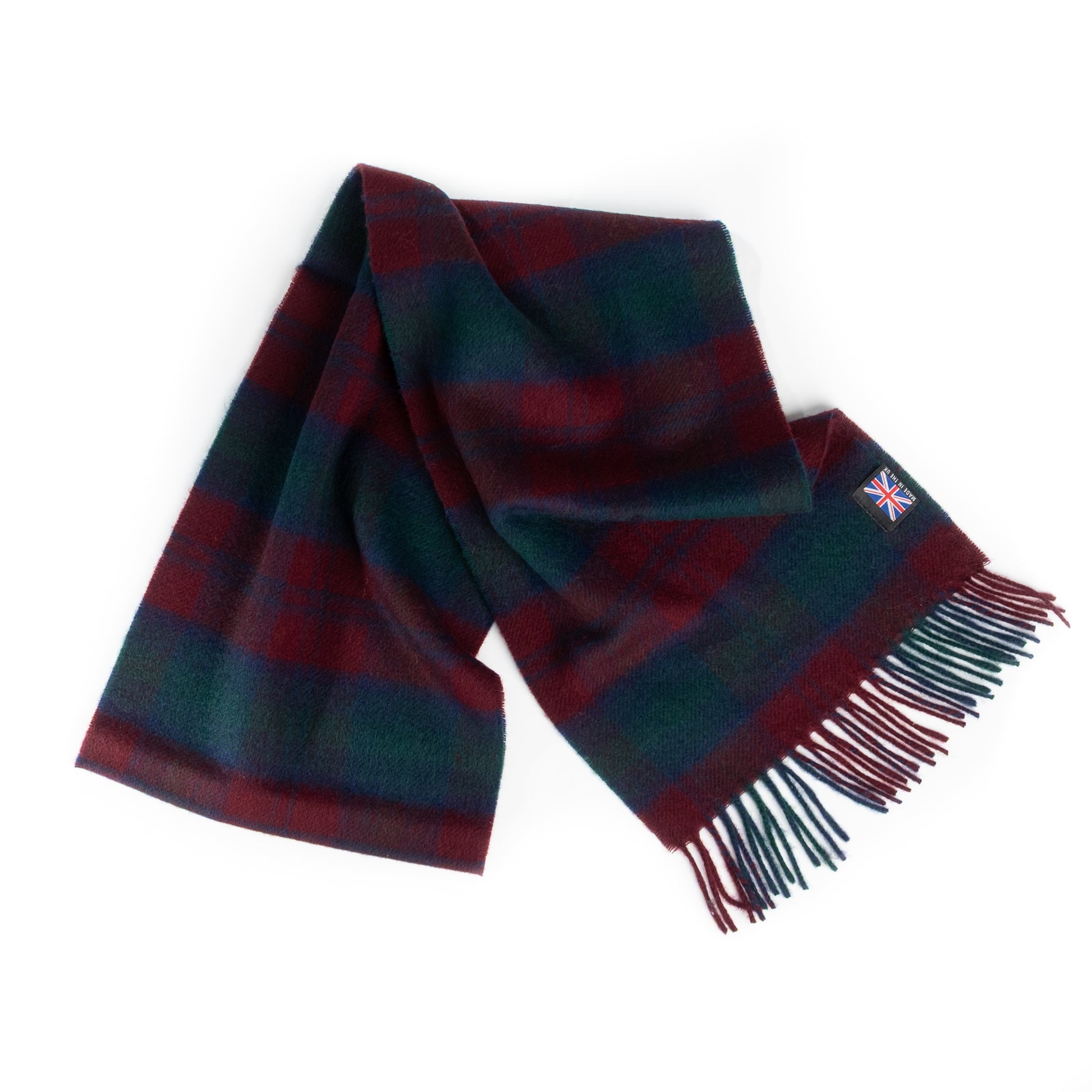 Prince of Scots Merino Lambswool Tartan Scarf (Lindsay)-Gifts-[bar code]-Prince of Scots