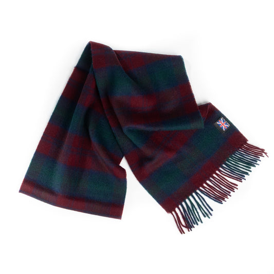 Prince of Scots Merino Lambswool Tartan Scarf (Lindsay)-Gifts-[bar code]-Prince of Scots