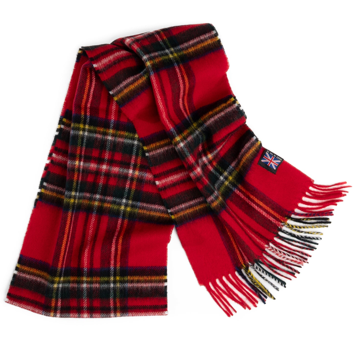 Prince of Scots Merino Lambswool Tartan Scarf (Royal Stewart)-Gifts-[bar code]-Prince of Scots