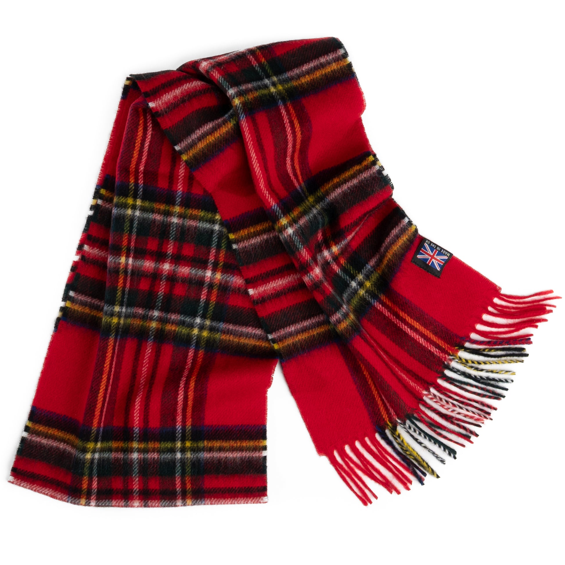 Prince of Scots Merino Lambswool Tartan Scarf (Royal Stewart)-Gifts-[bar code]-Prince of Scots