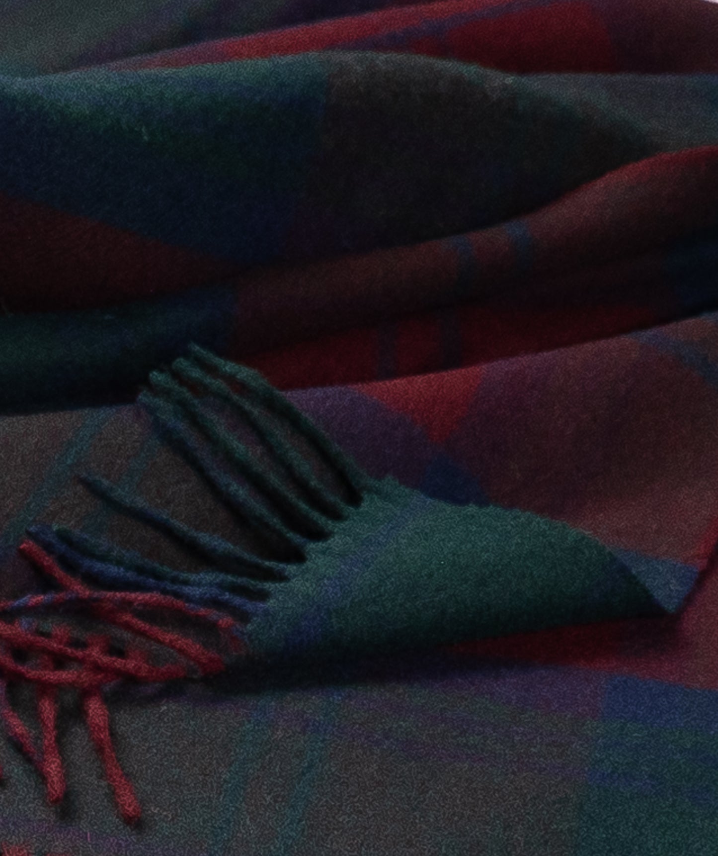 Prince of Scots Merino Wool Throw ~ Lindsay ~-Throws and Blankets-[bar code]-Prince of Scots