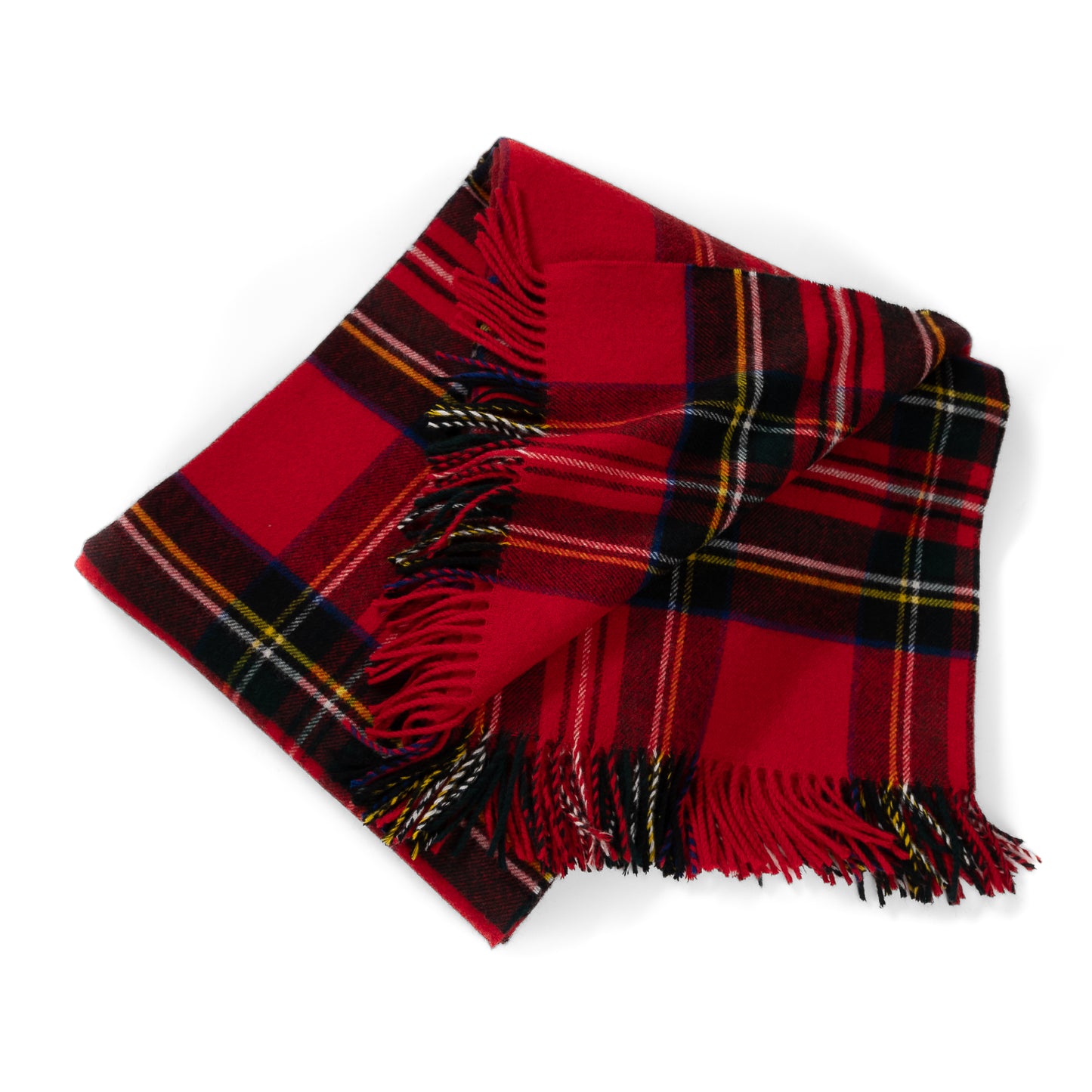 Prince of Scots Merino Wool Throw ~ Royal Stewart ~-Throws and Blankets-[bar code]-Prince of Scots