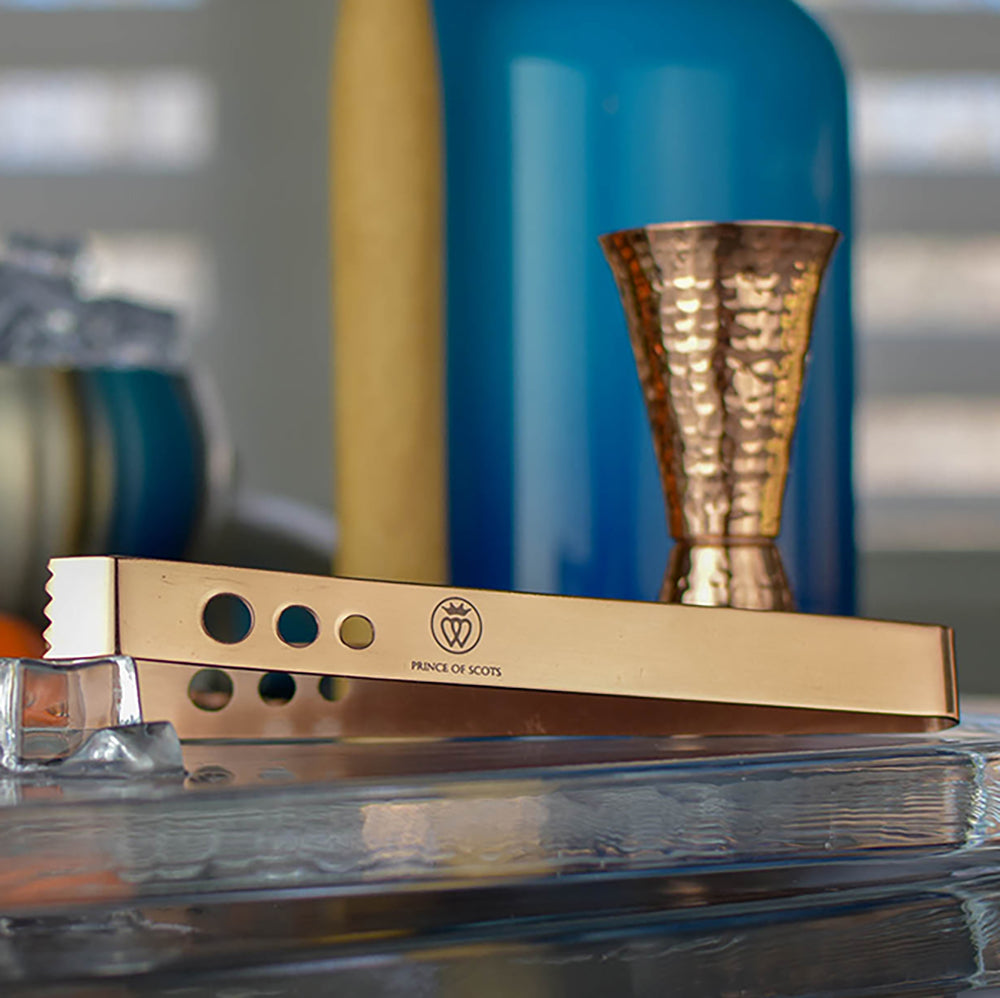 Prince of Scots Premium Hammered Copper Double Sided Jigger (Gift Box)