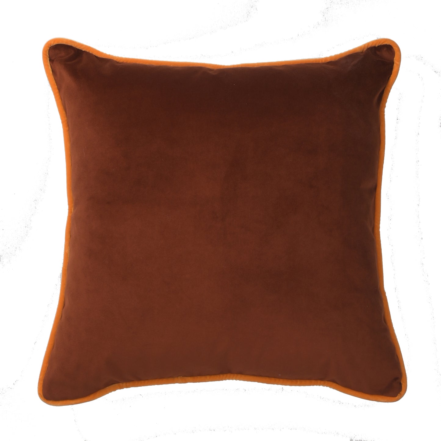 Prince of Scots Turkish Velvet Pillow 22" X 22" ~ Ember-Throw Pillows-[bar code]-Prince of Scots