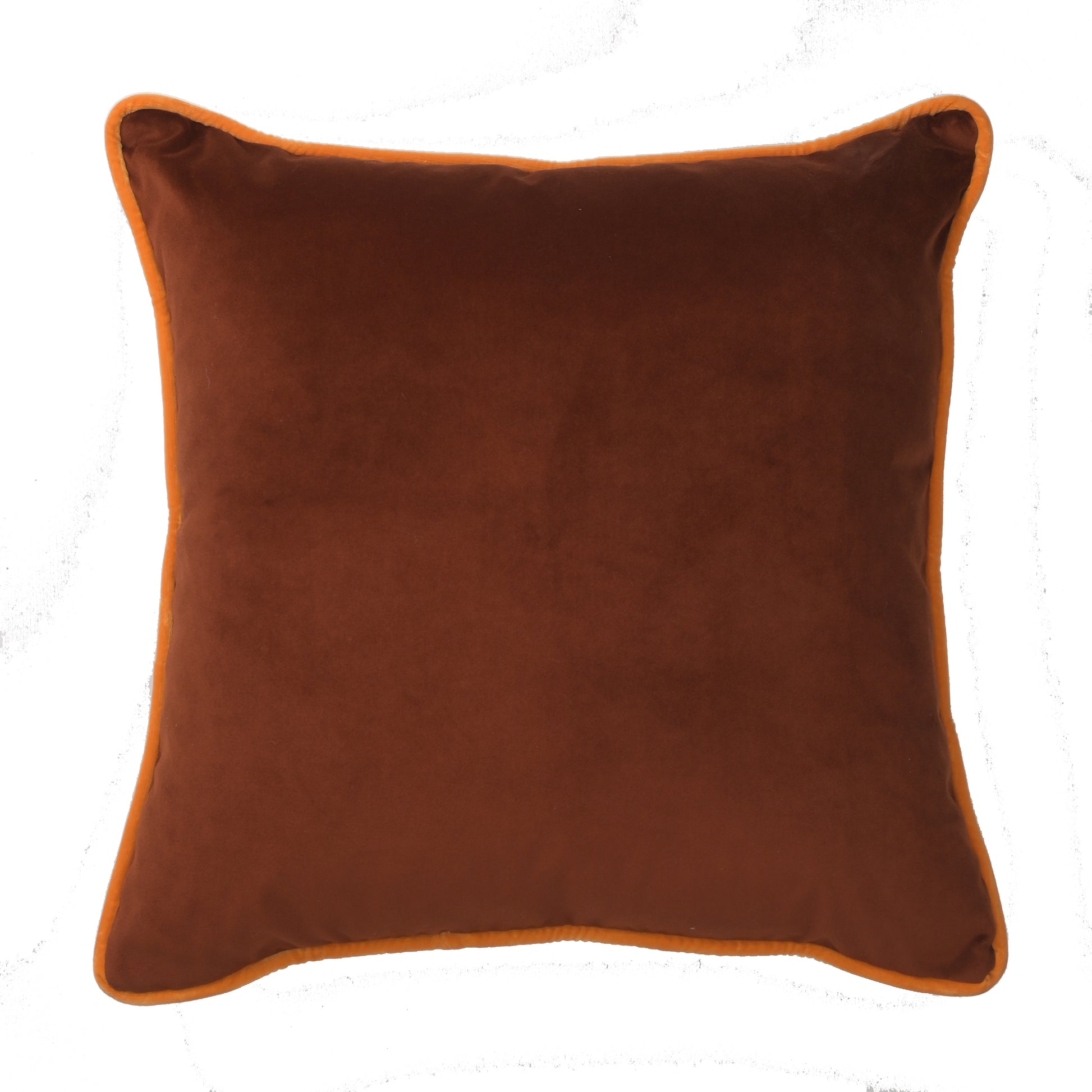 Prince of Scots Turkish Velvet Pillow 22" X 22" ~ Ember-Throw Pillows-[bar code]-Prince of Scots