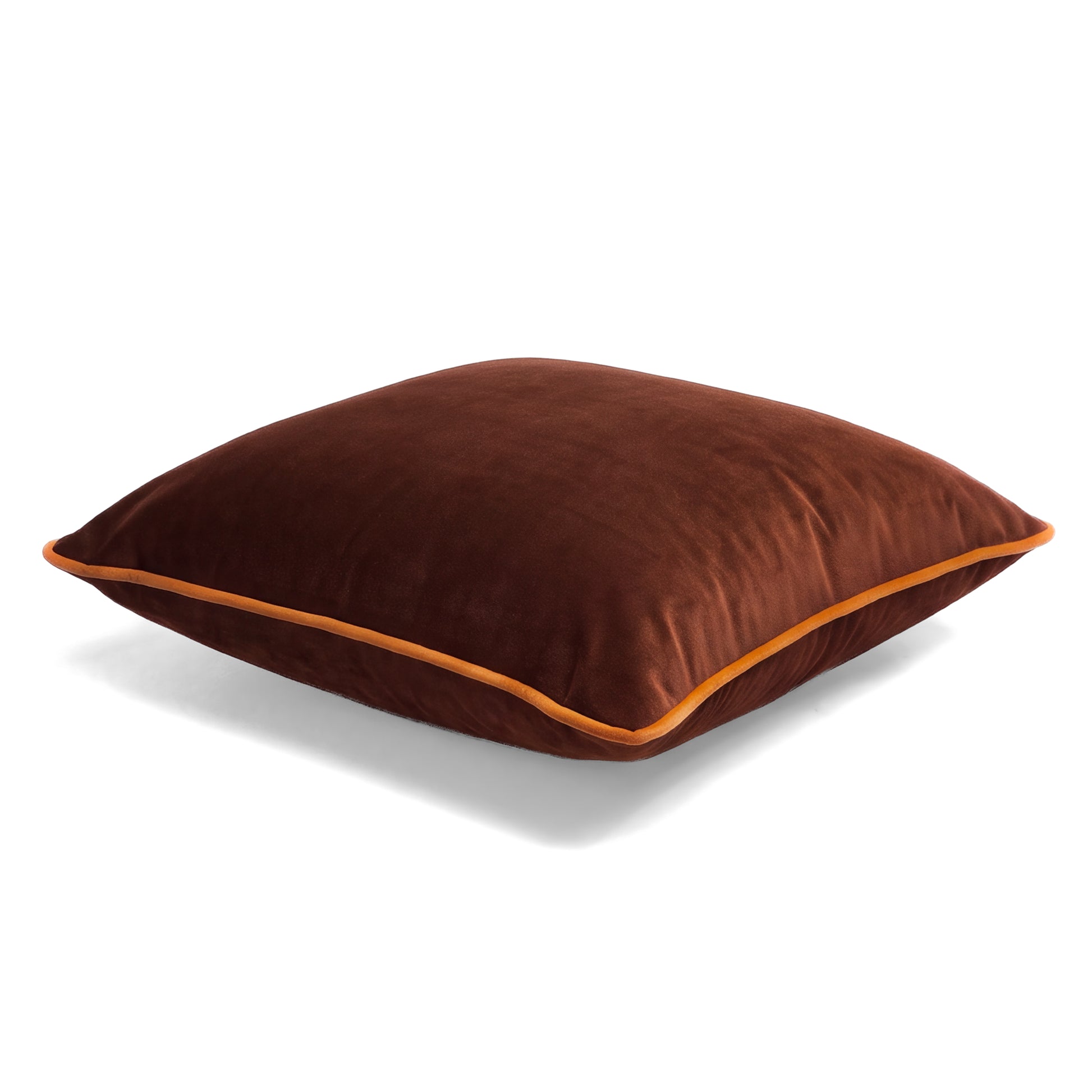 Prince of Scots Turkish Velvet Pillow 22" X 22" ~ Ember-Throw Pillows-[bar code]-Prince of Scots