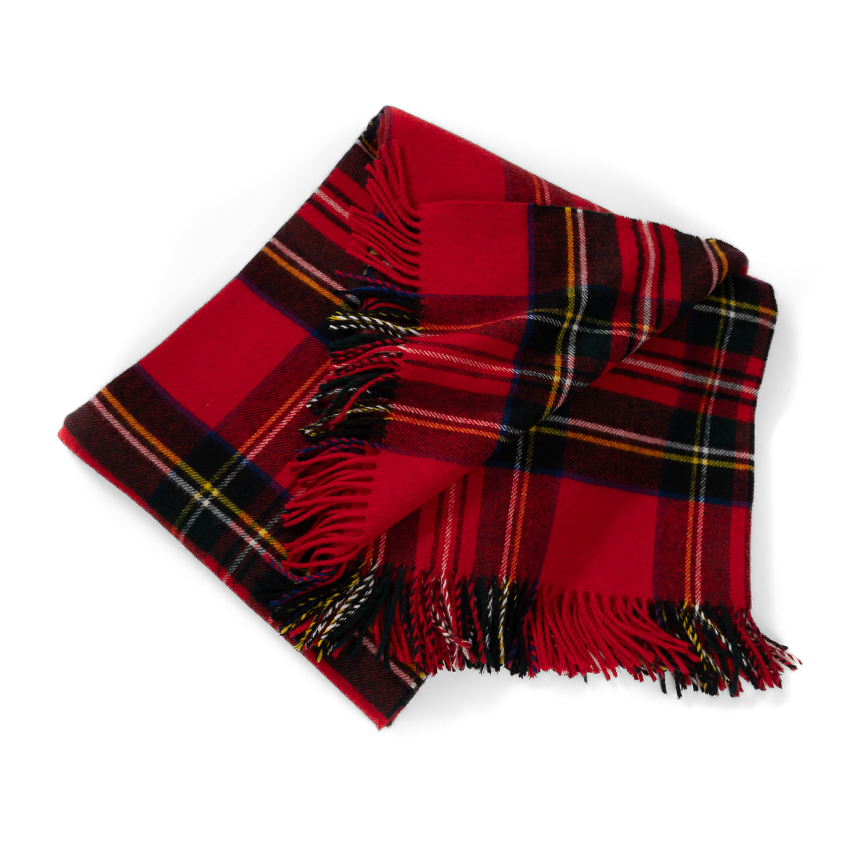 Prince of Scots Merino Wool Throw ~ Royal Stewart ~-Throws and Blankets-[bar code]-Prince of Scots