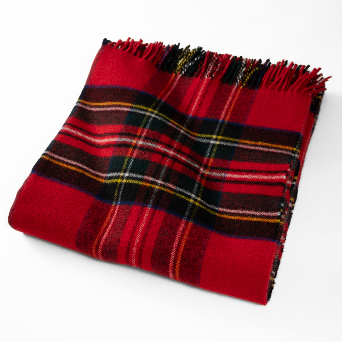 Prince of Scots Merino Wool Throw ~ Royal Stewart ~-Throws and Blankets-[bar code]-Prince of Scots