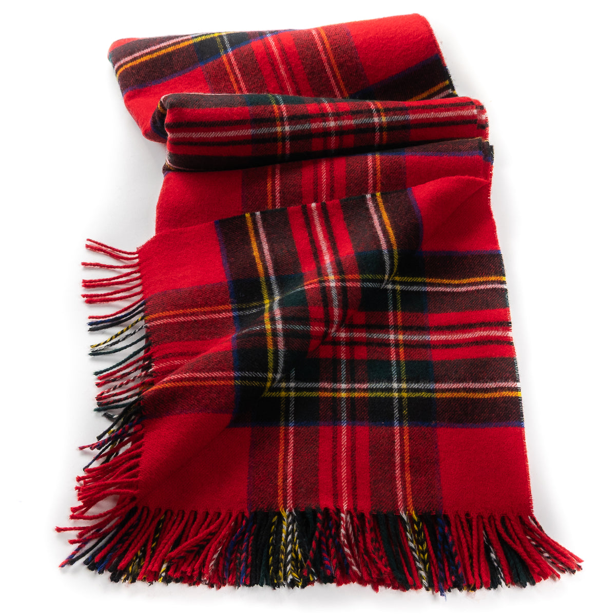 Prince of Scots Merino Wool Throw ~ Royal Stewart ~-Throws and Blankets-[bar code]-Prince of Scots