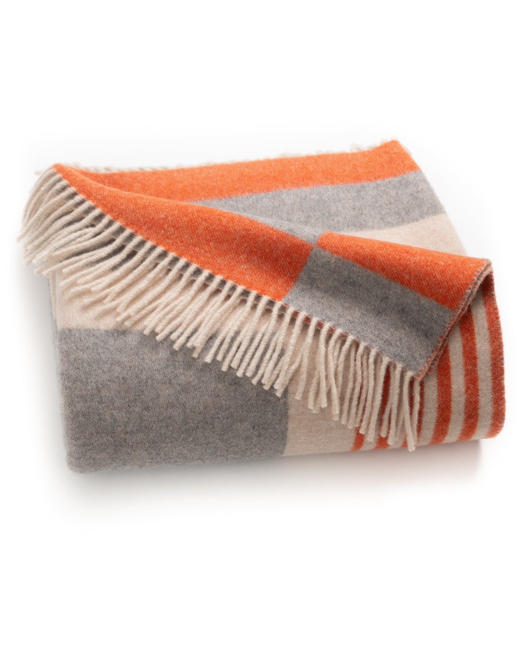 Savanna Equestrian Reversible Throw – Extra-Fine Italian Merino Wool | 56" x 72"-Throws and Blankets-[bar code]-Prince of Scots
