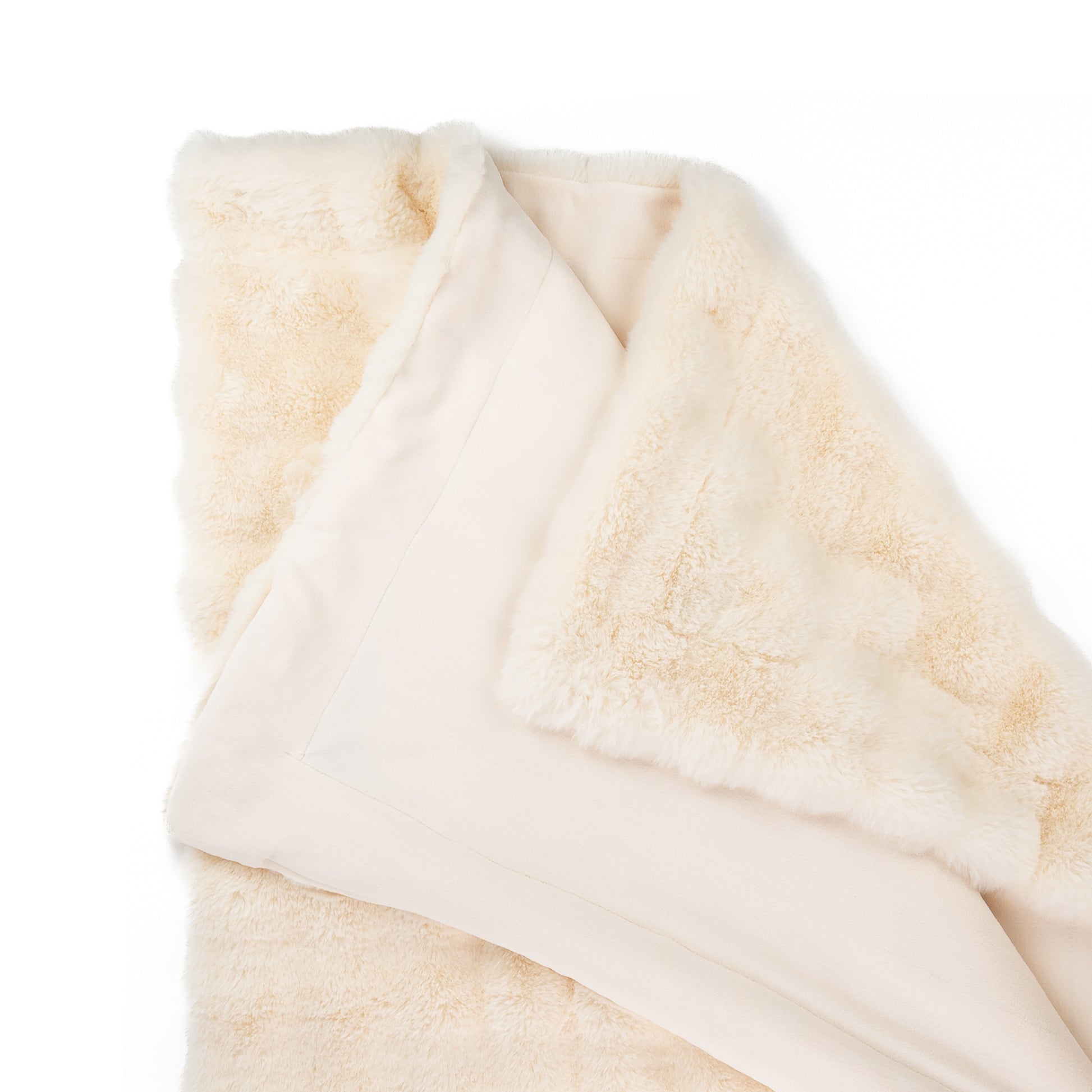 Southampton Home Cloud Throw ~ Champagne Mist ~-Throws and Blankets-[bar code]-Prince of Scots