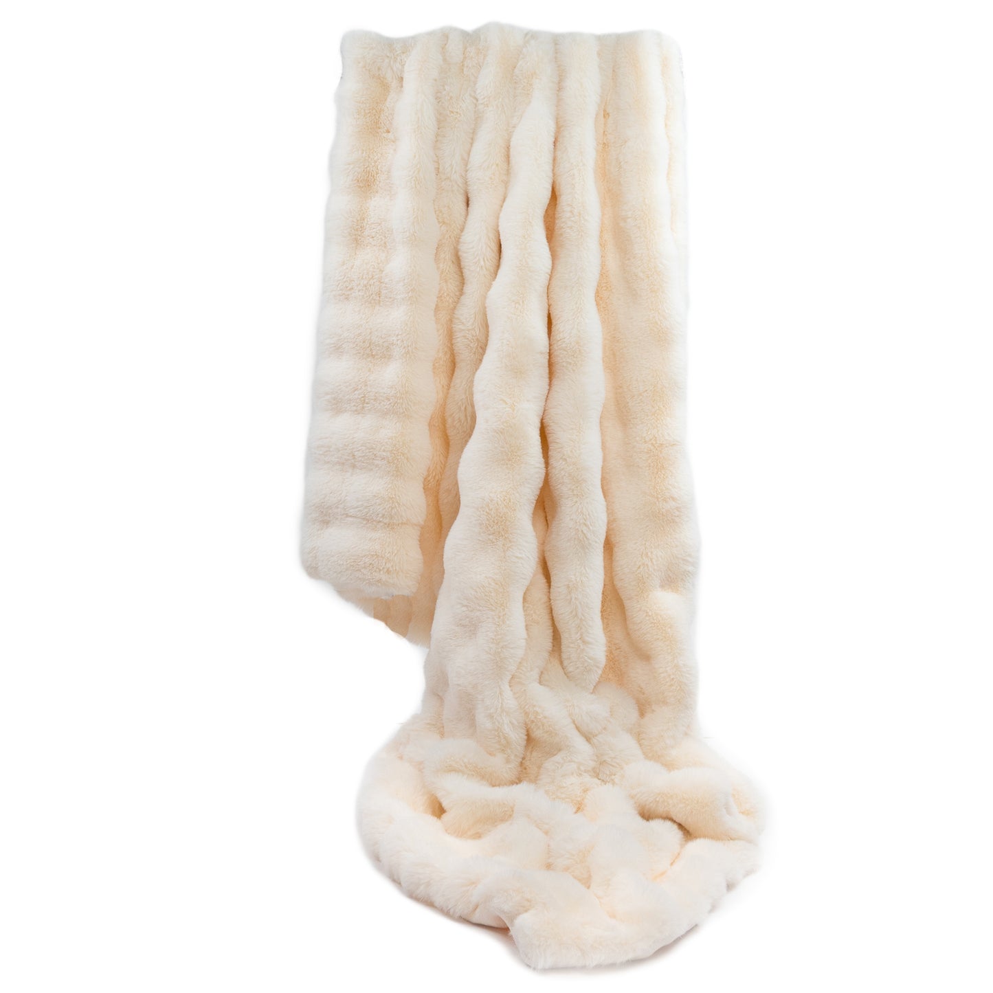 Southampton Home Cloud Throw ~ Champagne Mist ~-Throws and Blankets-[bar code]-Prince of Scots