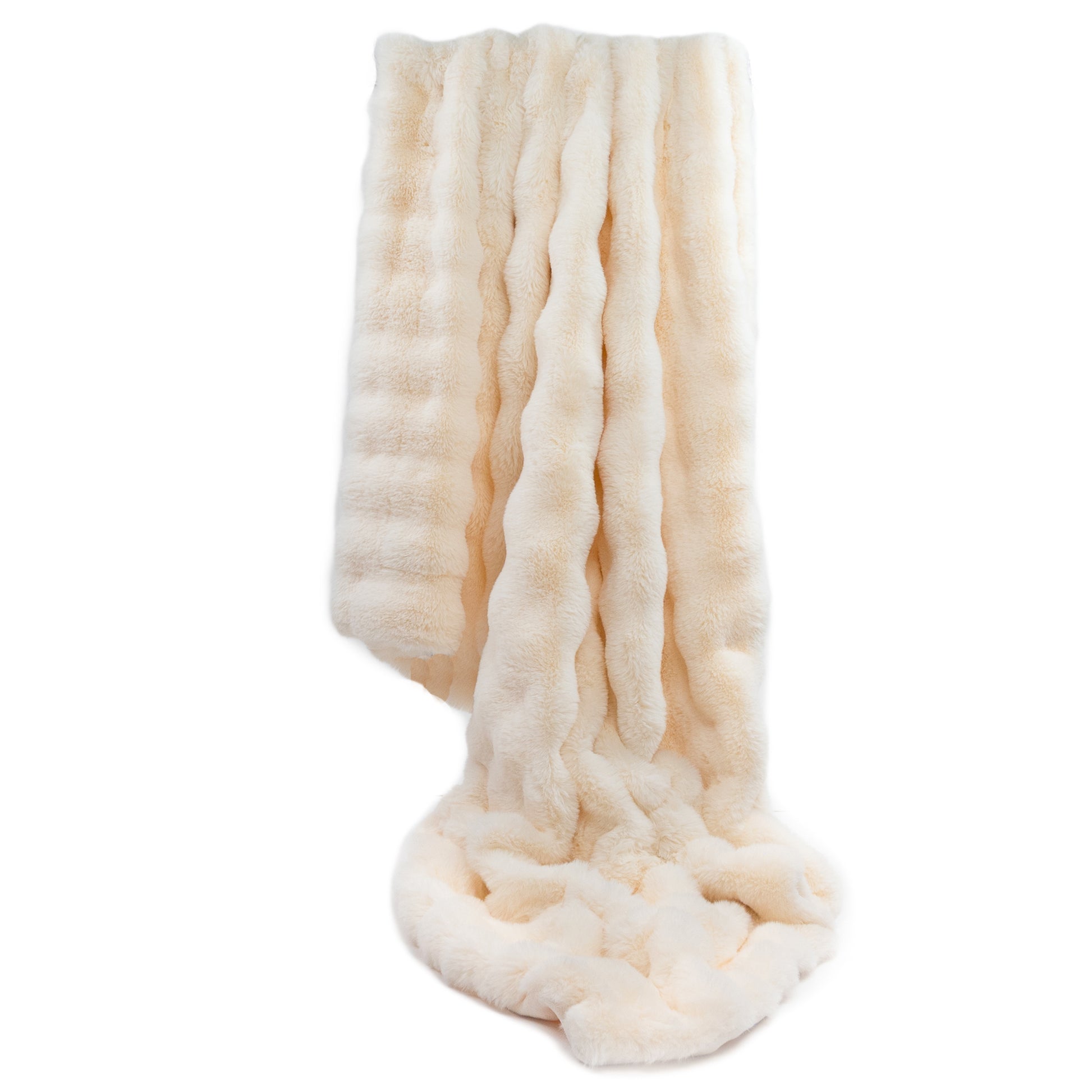 Southampton Home Cloud Throw ~ Champagne Mist ~-Throws and Blankets-[bar code]-Prince of Scots