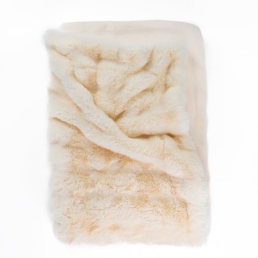 Southampton Home Cloud Throw ~ Champagne Mist ~-Throws and Blankets-[bar code]-Prince of Scots