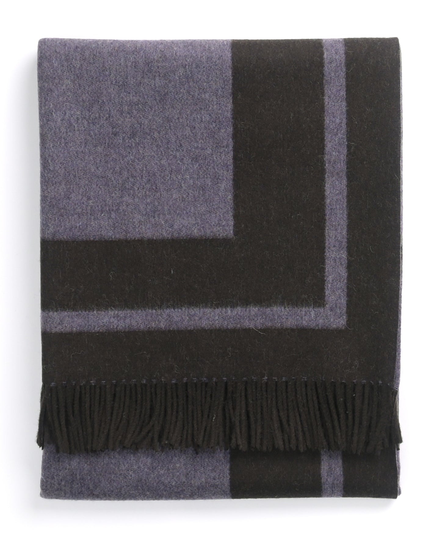 Southampton Home Double-Faced Border Throw 60" X 74" Lavender-Blankets-[bar code]-Prince of Scots
