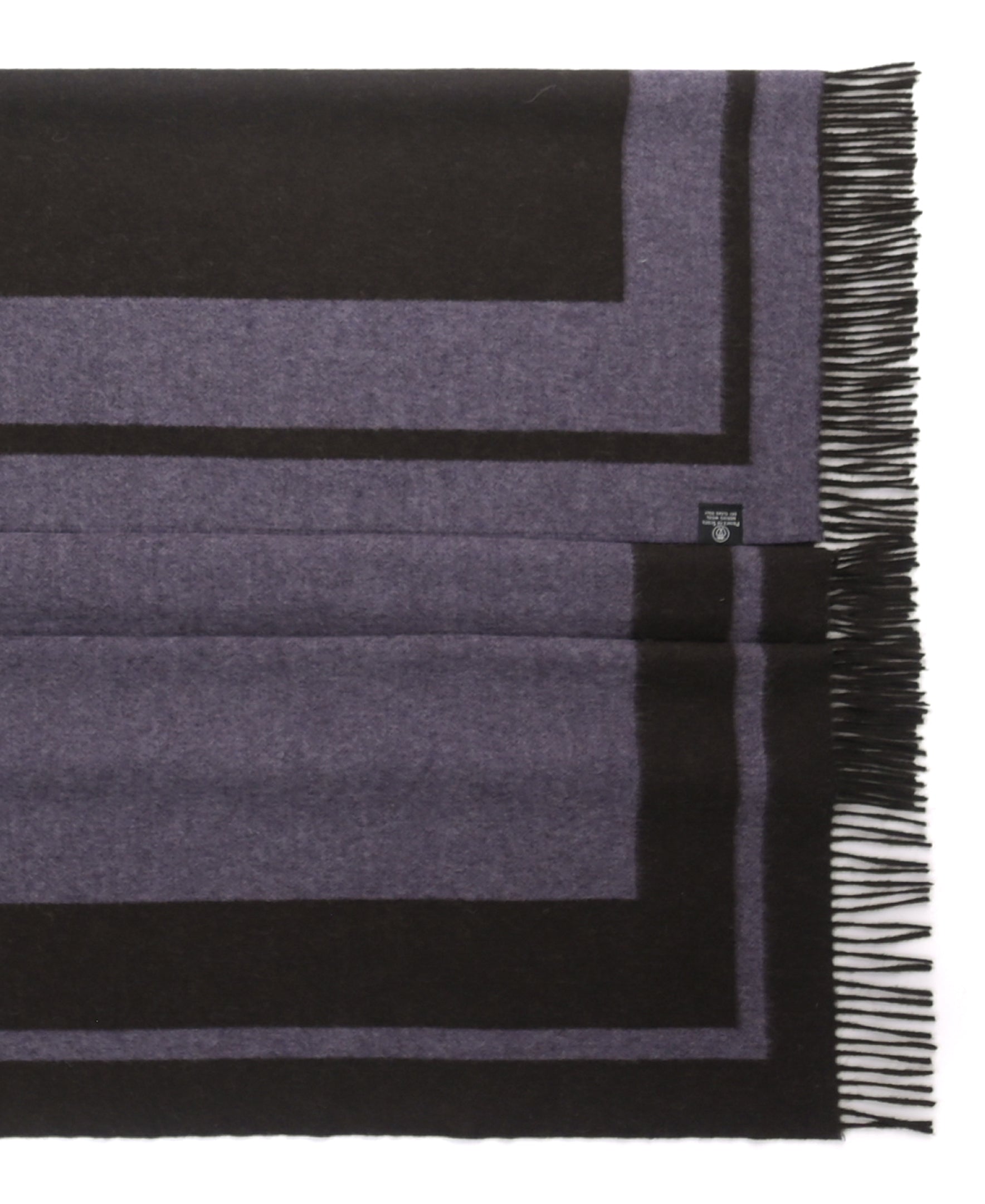 Southampton Home Double-Faced Border Throw 60" X 74" Lavender-Blankets-[bar code]-Prince of Scots