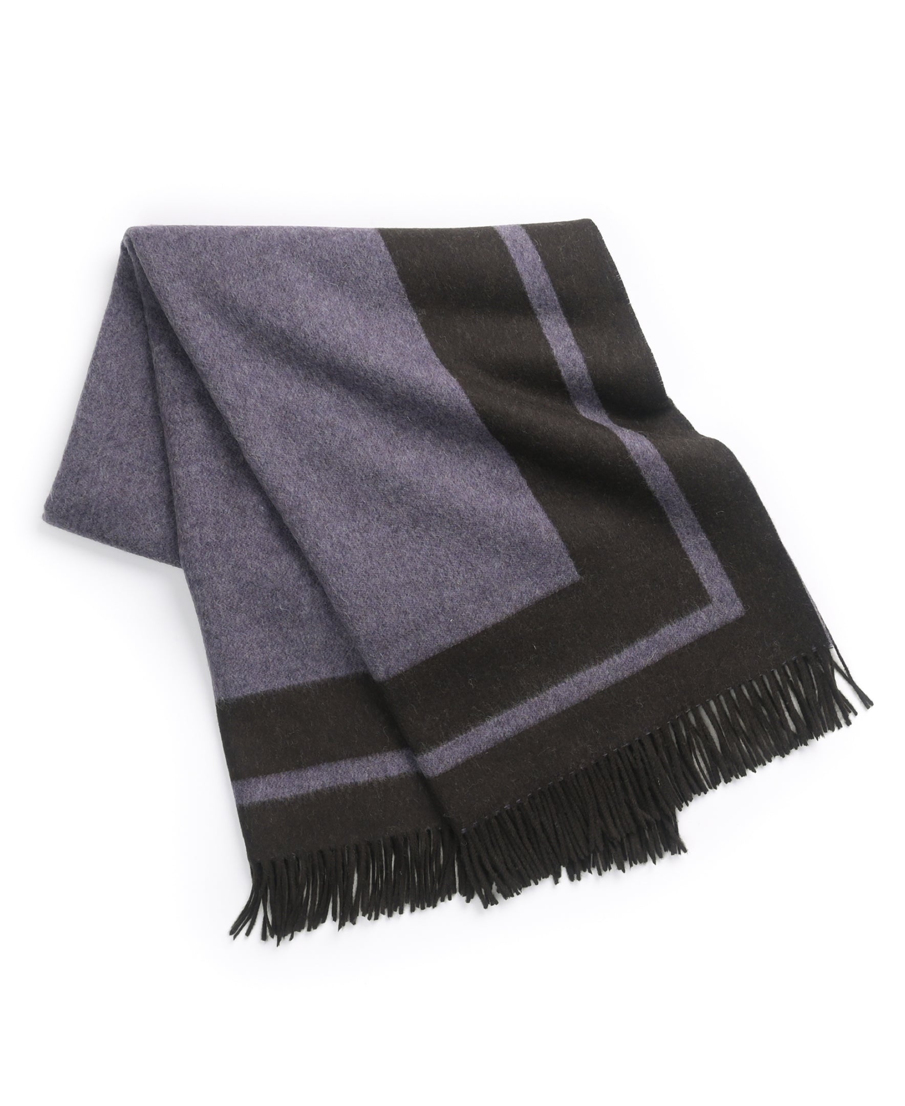 Southampton Home Double-Faced Border Throw 60" X 74" Lavender-Blankets-[bar code]-Prince of Scots
