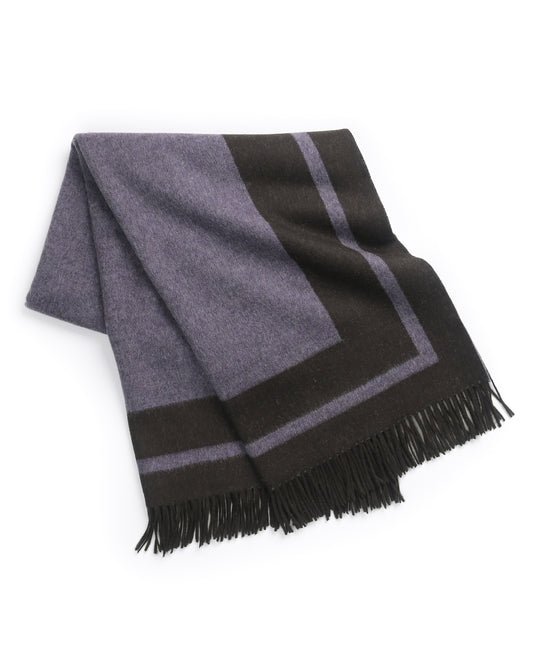 Southampton Home Double-Faced Border Throw 60" X 74" Lavender-Blankets-[bar code]-Prince of Scots