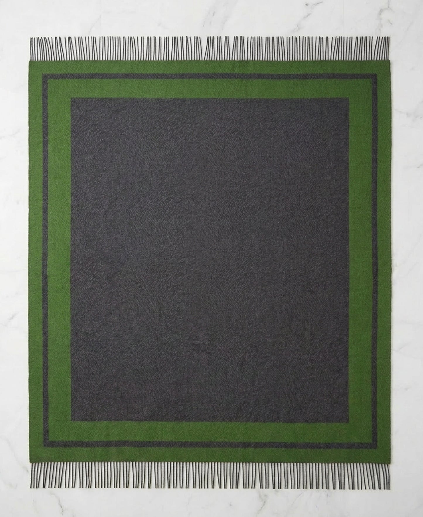 Southampton Home Double-Faced Border Throw 60" X 74" Lime-Blankets-[bar code]-Prince of Scots