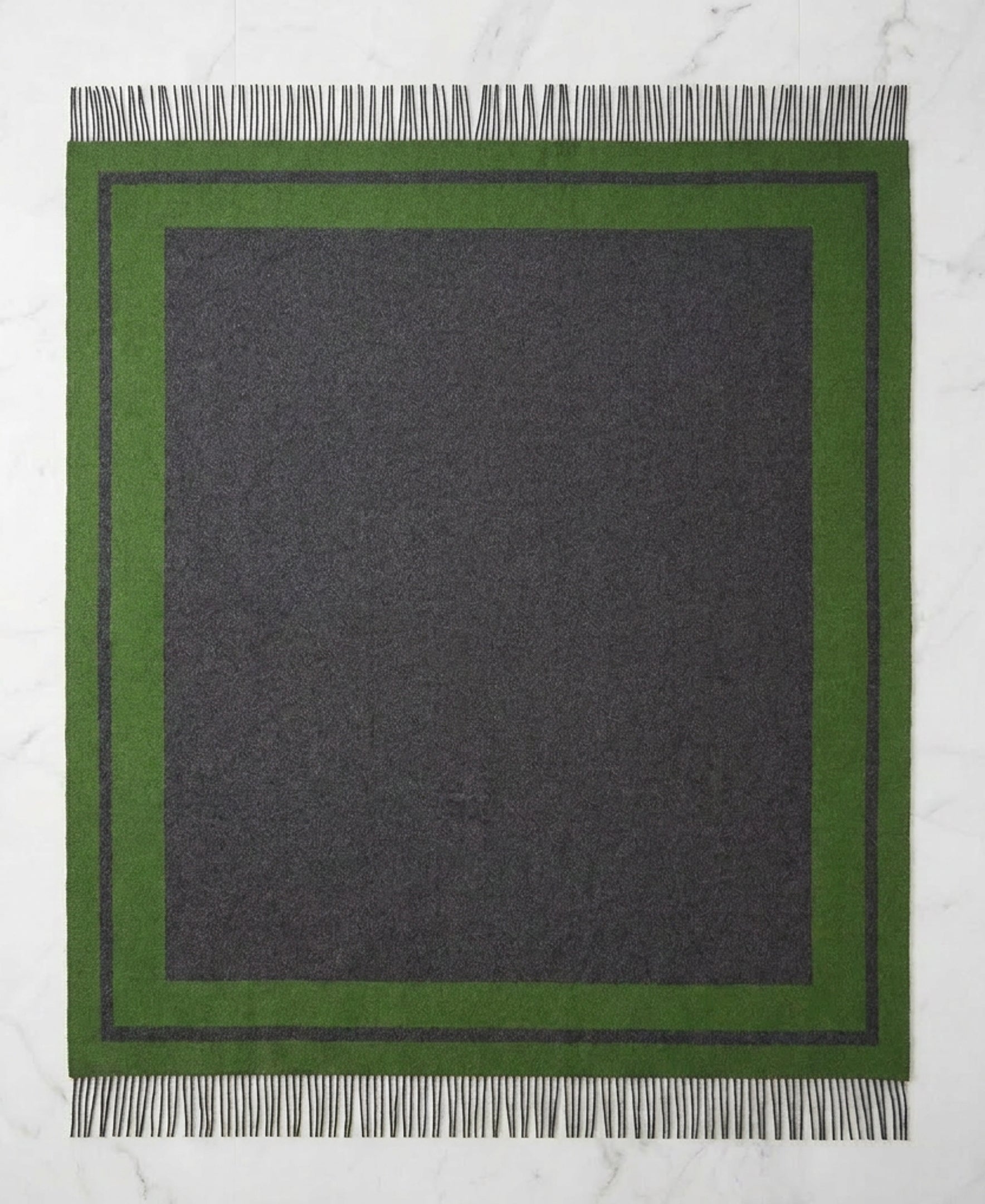 Southampton Home Double-Faced Border Throw 60" X 74" Lime-Blankets-[bar code]-Prince of Scots