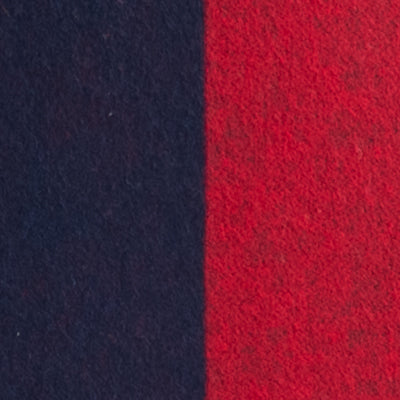 Southampton Home Double-Faced Border Throw 60" X 74" Navy/Red-Blankets-[bar code]-Prince of Scots