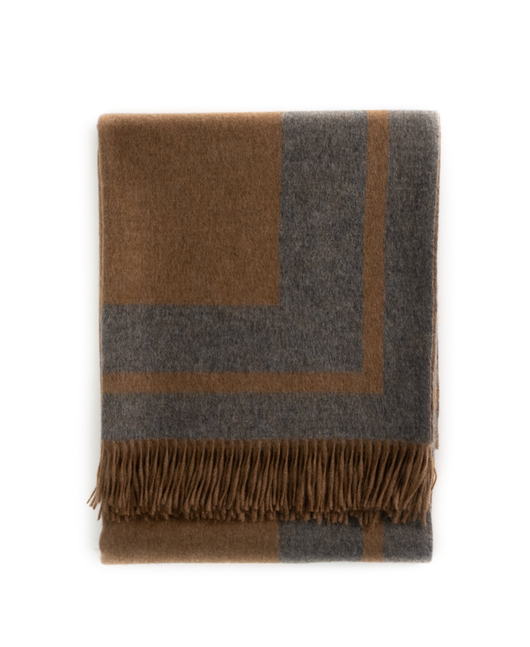 Southampton Home Double-Faced Border Throw 60" X 74" Steel-Blankets-[bar code]-Prince of Scots
