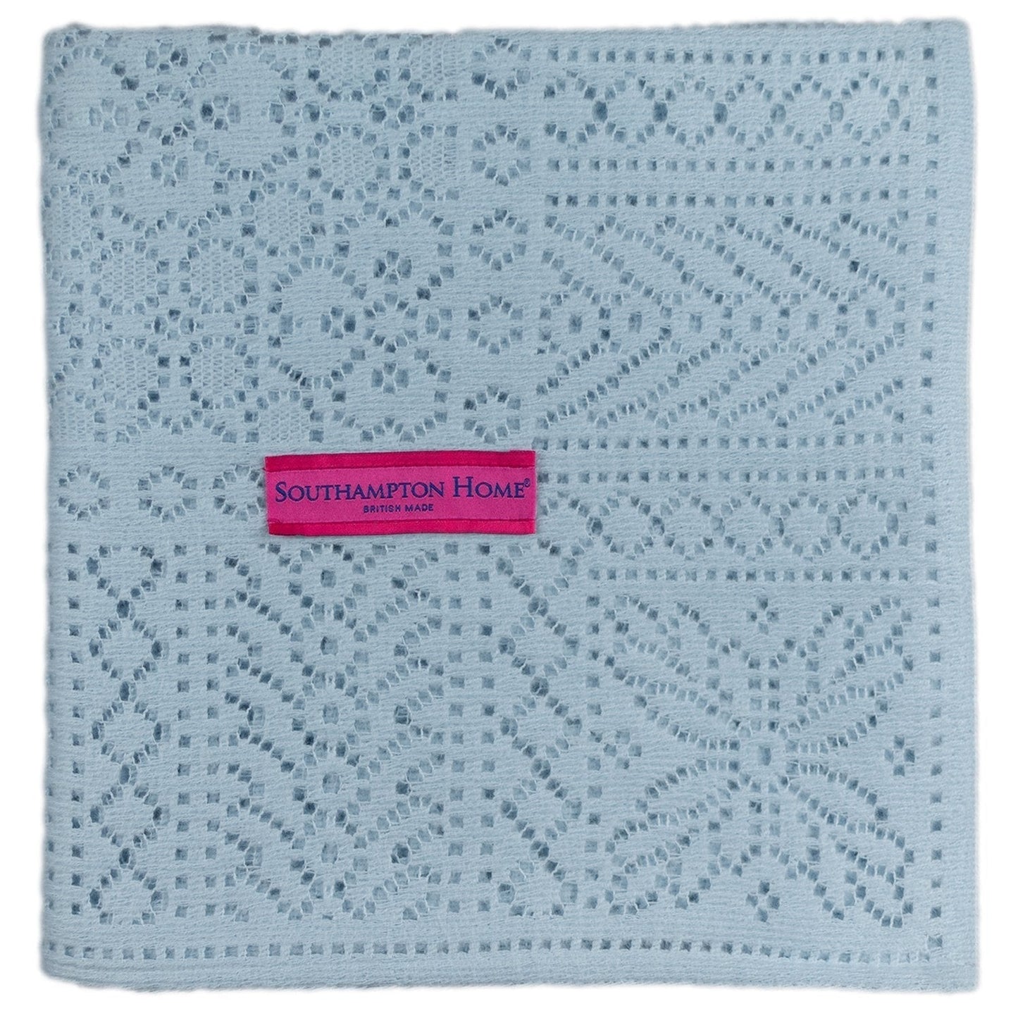 Southampton Home Lace Weave Baby Shawl ~ Blue ~-Gifts-00810032751210-{sku]-Prince of Scots