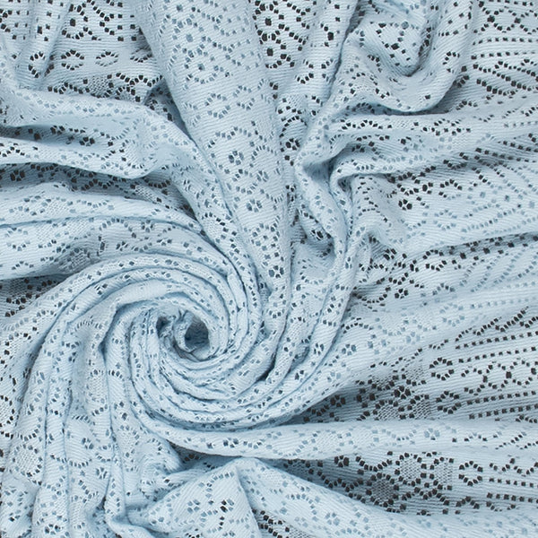 Southampton Home Lace Weave Baby Shawl ~ Blue ~-Gifts-00810032751210-{sku]-Prince of Scots