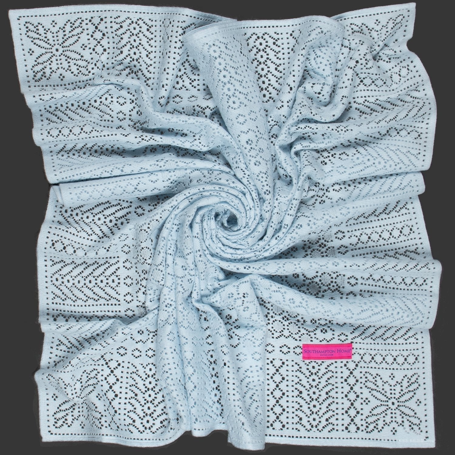 Southampton Home Lace Weave Baby Shawl ~ Blue ~-Gifts-00810032751210-{sku]-Prince of Scots