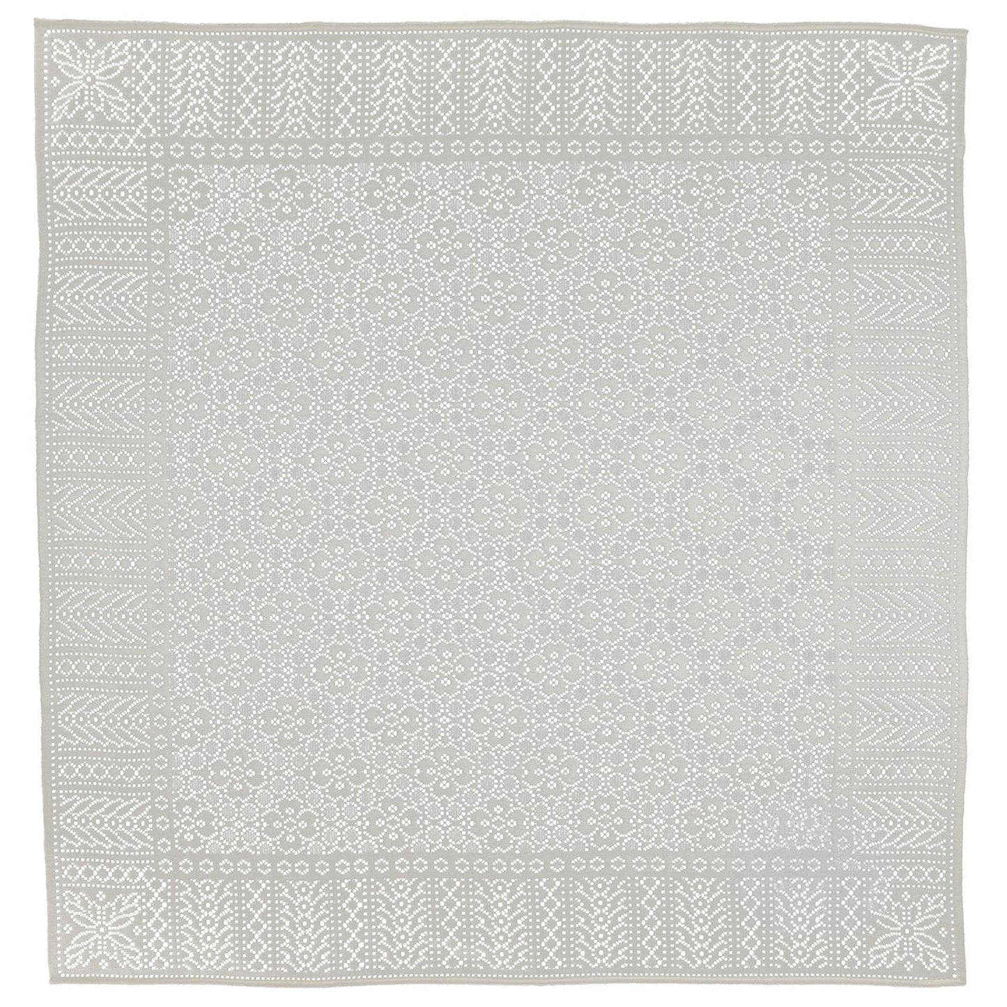 Southampton Home Lace Weave Baby Shawl ~ Ivory ~-Gifts-[bar code]-Prince of Scots