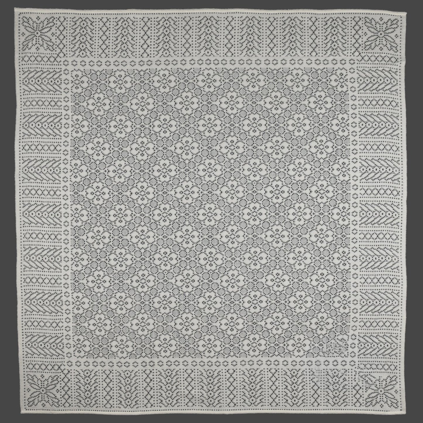 Southampton Home Lace Weave Baby Shawl ~ Ivory ~-Gifts-[bar code]-Prince of Scots
