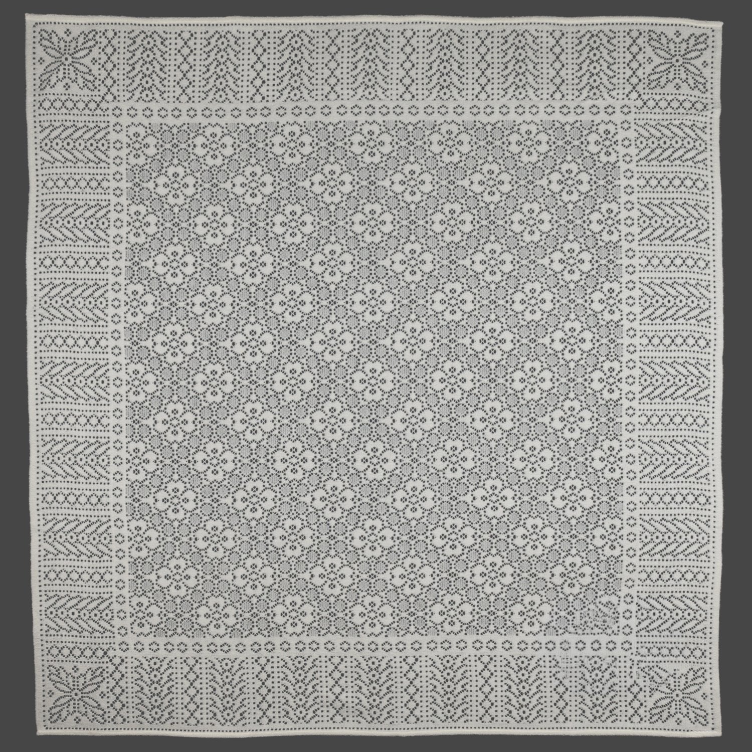 Southampton Home Lace Weave Baby Shawl ~ Ivory ~-Gifts-[bar code]-Prince of Scots