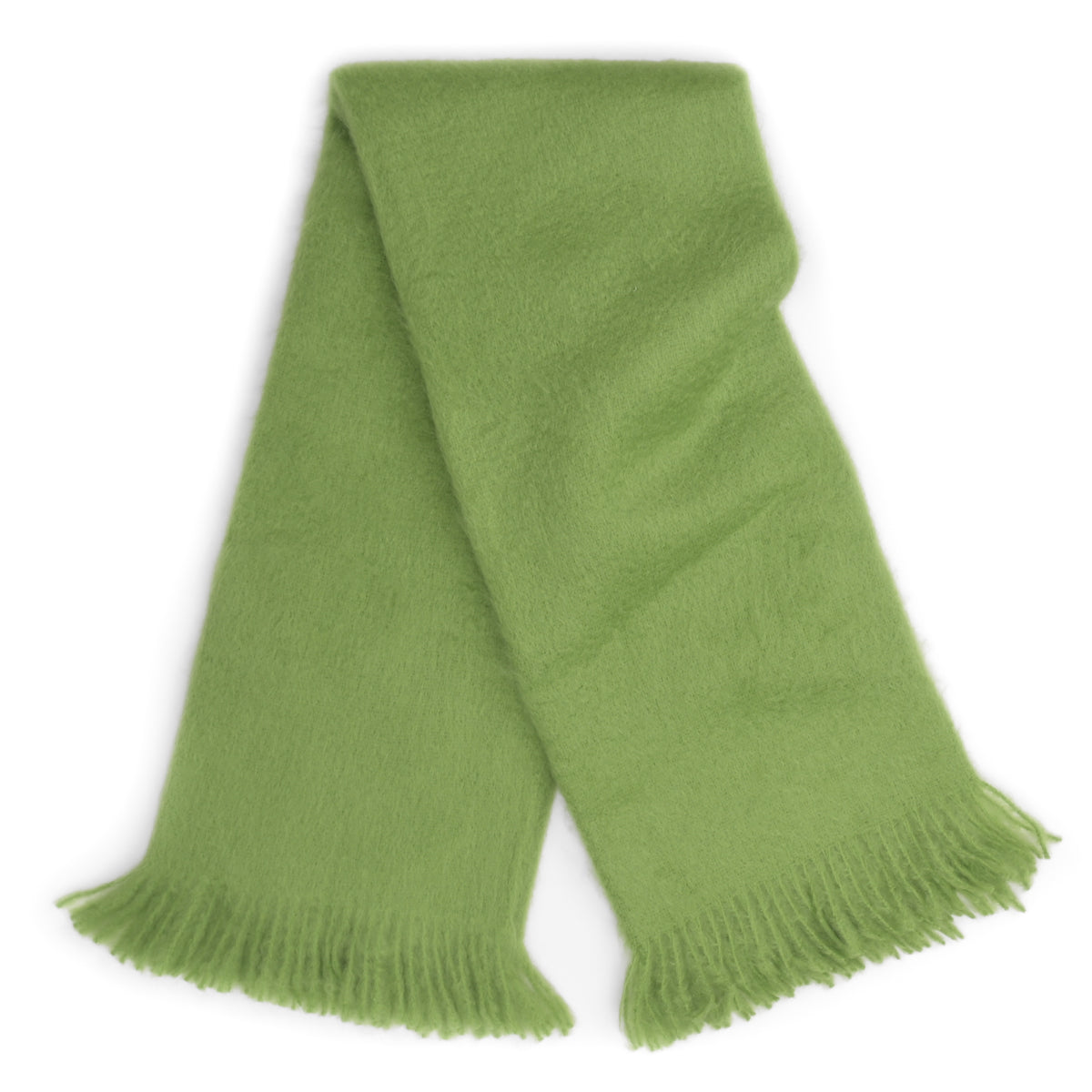 Southampton Home Luxury Mohair Throw ~ Garden Verde