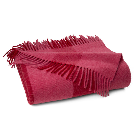 Southampton Home Merino Wool Cabana Stripe (Pink)-Throws and Blankets-[bar code]-Prince of Scots