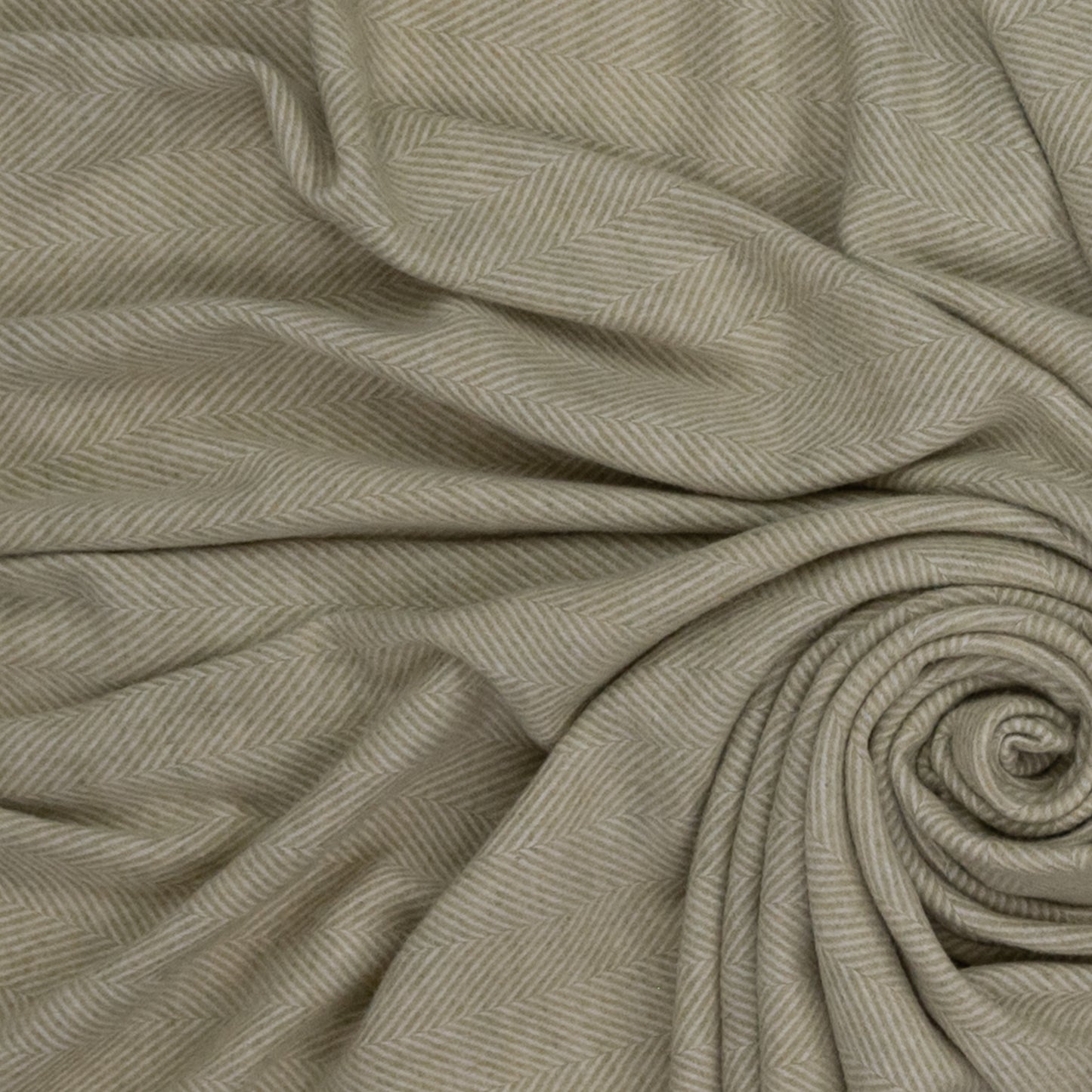 Southampton Home Merino Wool Herringbone Throw (Celery)-Throws and Blankets-[bar code]-Prince of Scots