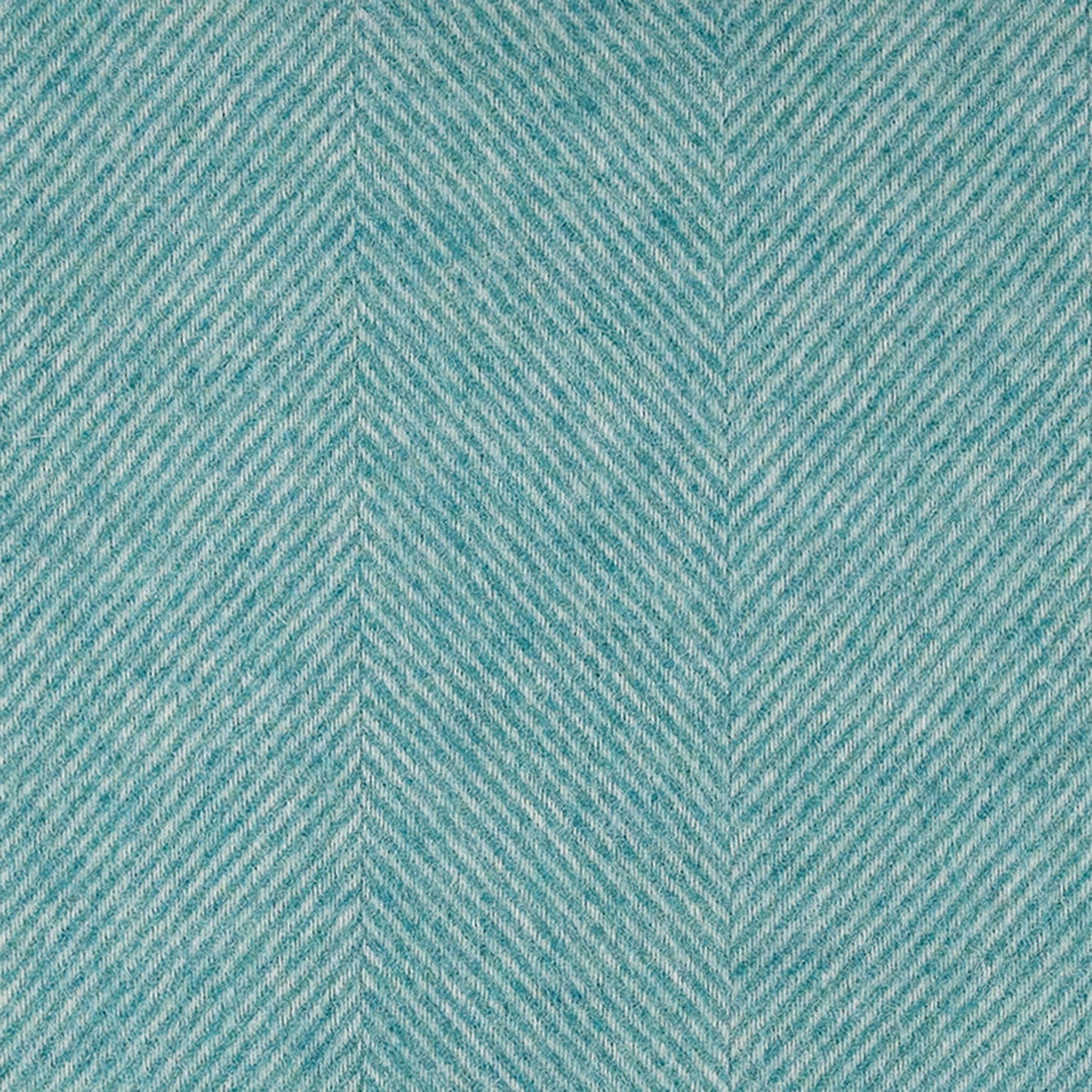 Southampton Home Wool Herringbone Throw (Aqua)-Throws and Blankets-[bar code]-AquaShetland-Prince of Scots