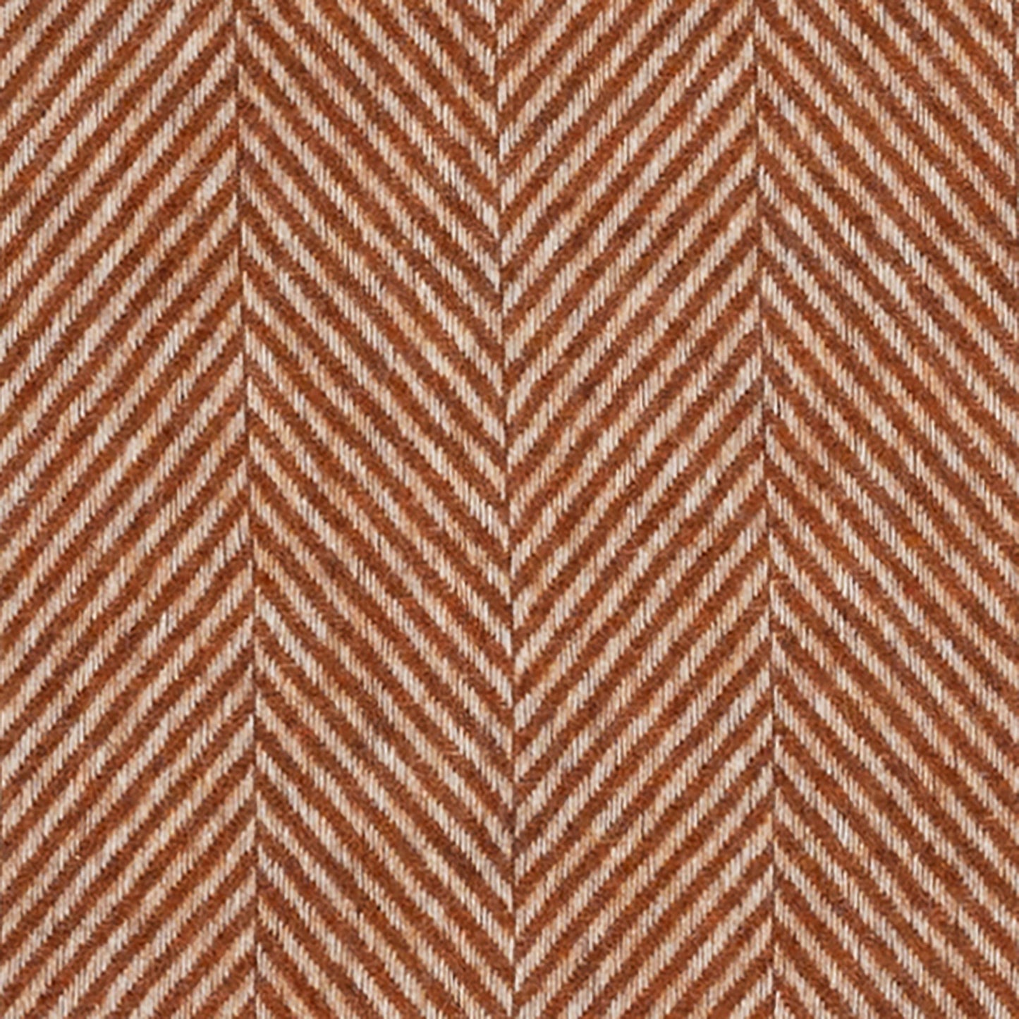 Southampton Home Merino Wool Herringbone Throw (Rust)-Throws and Blankets-[bar code]-RustMerino-Prince of Scots