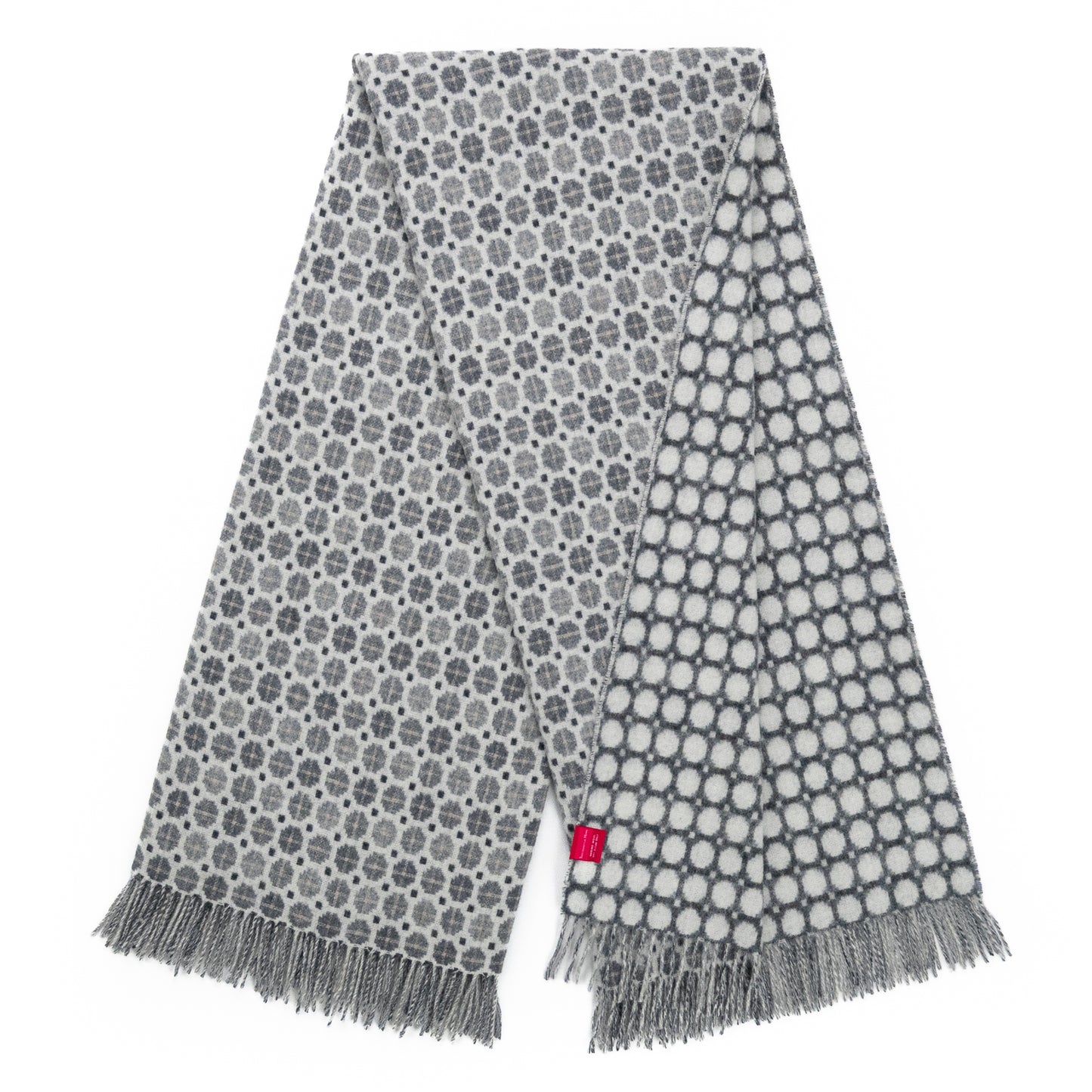 Southampton Home Merino Wool Medallion (Grey)-Throws and Blankets-[bar code]-Prince of Scots
