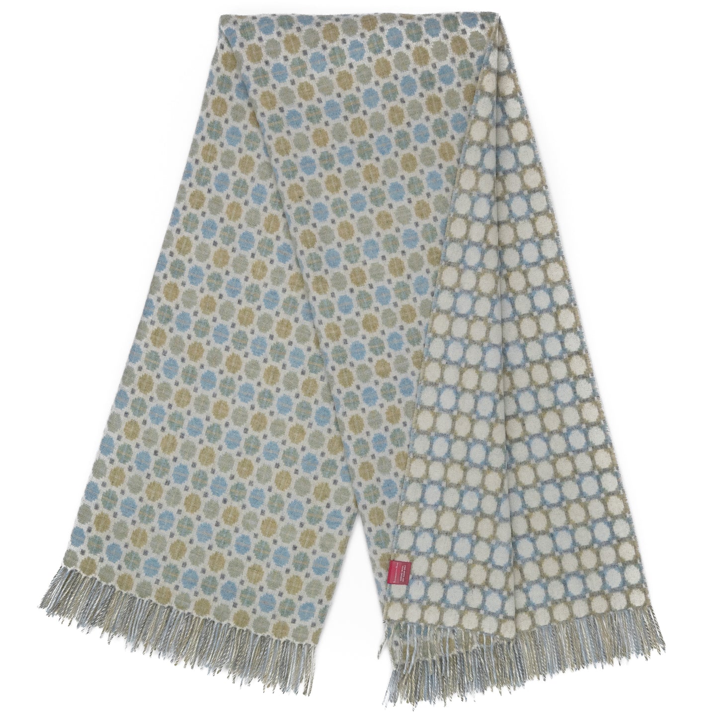 Southampton Home Merino Wool Medallion (Sky)-Throws and Blankets-[bar code]-Prince of Scots