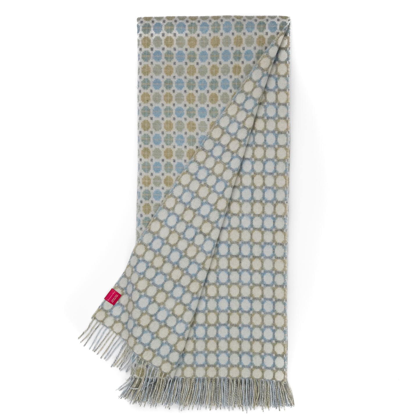 Southampton Home Merino Wool Medallion (Sky)-Throws and Blankets-[bar code]-Prince of Scots