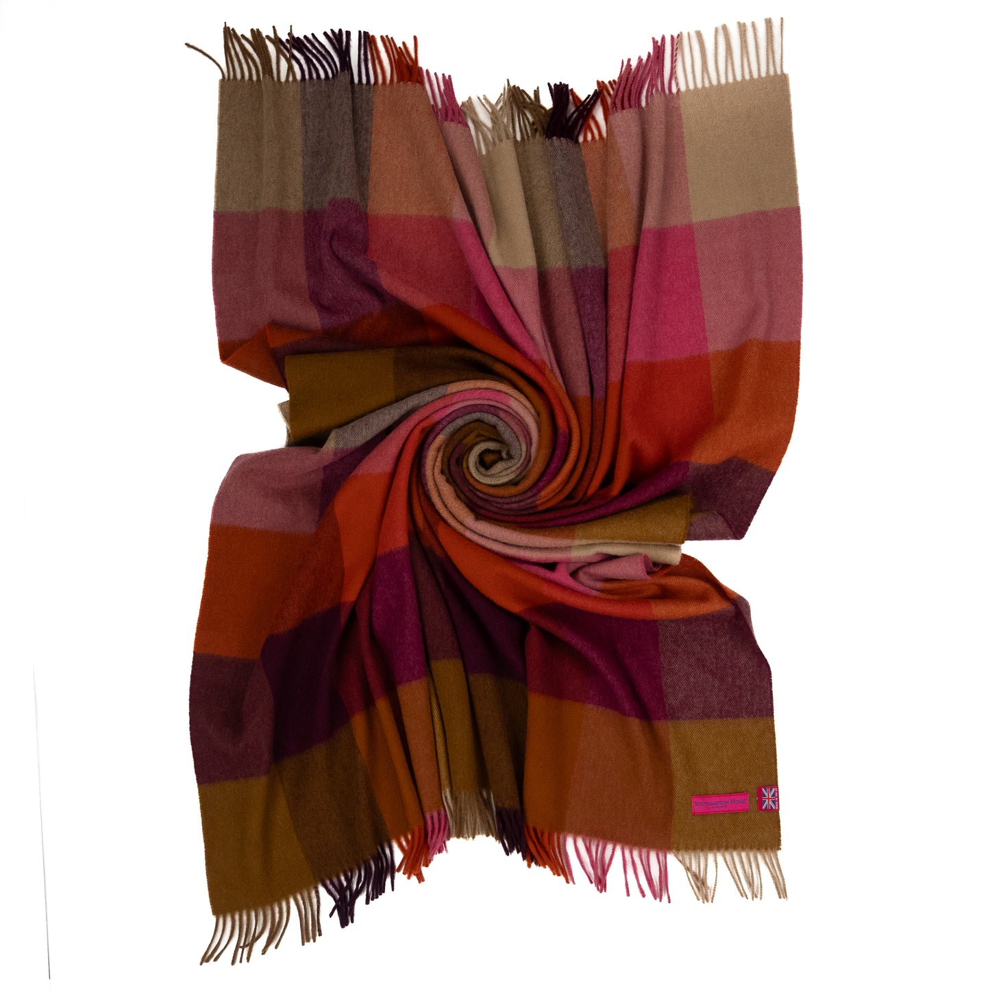 Southampton Home Merino Wool Block (Bold)-Throws and Blankets-[bar code]-Prince of Scots