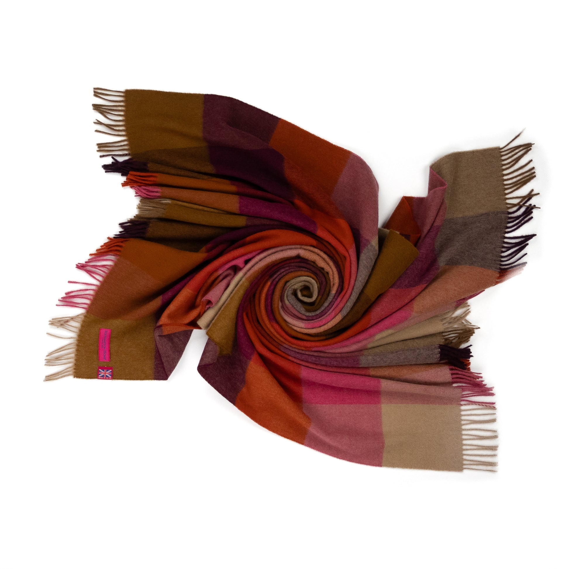 Southampton Home Merino Wool Block (Bold)-Throws and Blankets-[bar code]-Prince of Scots