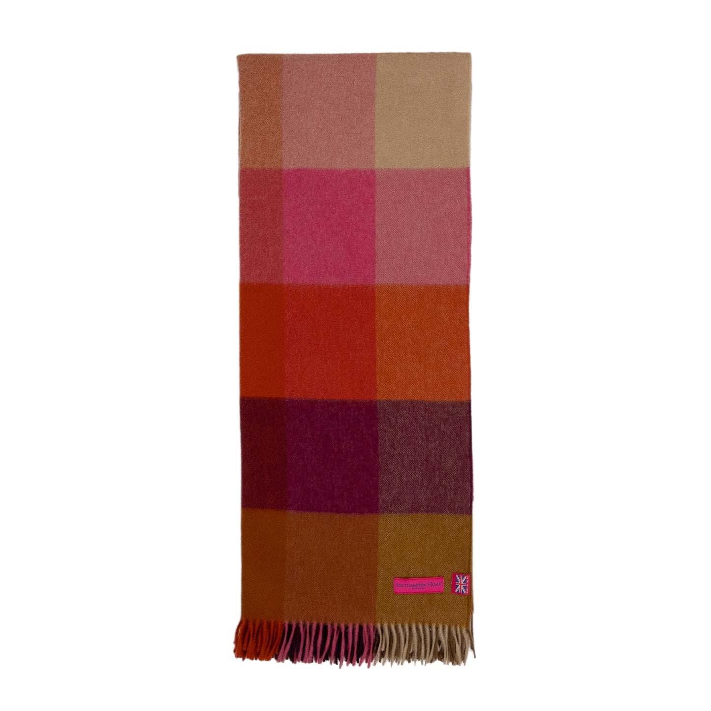 Southampton Home Merino Wool Block (Bold)-Throws and Blankets-[bar code]-Prince of Scots