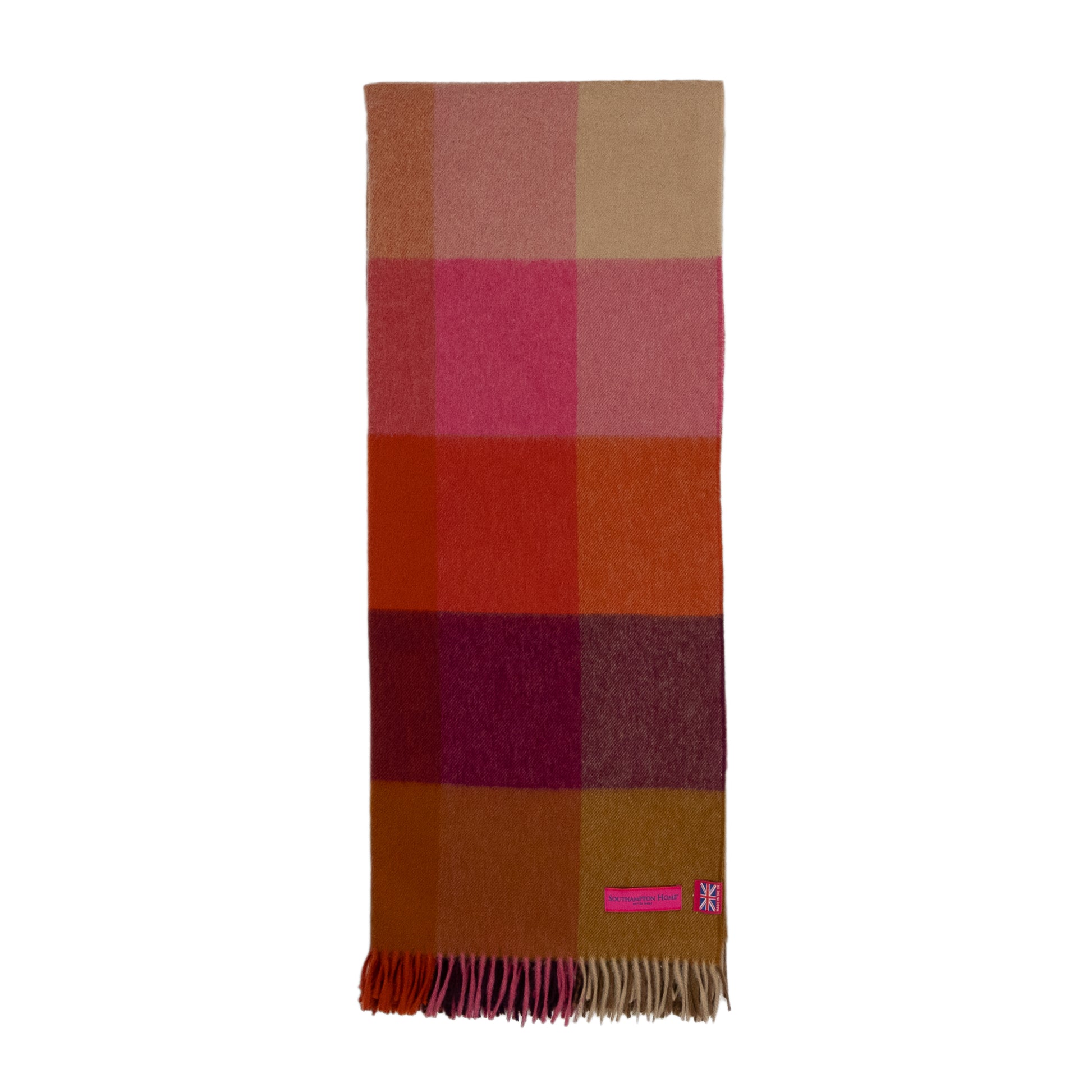 Southampton Home Merino Wool Block (Bold)-Throws and Blankets-[bar code]-Prince of Scots