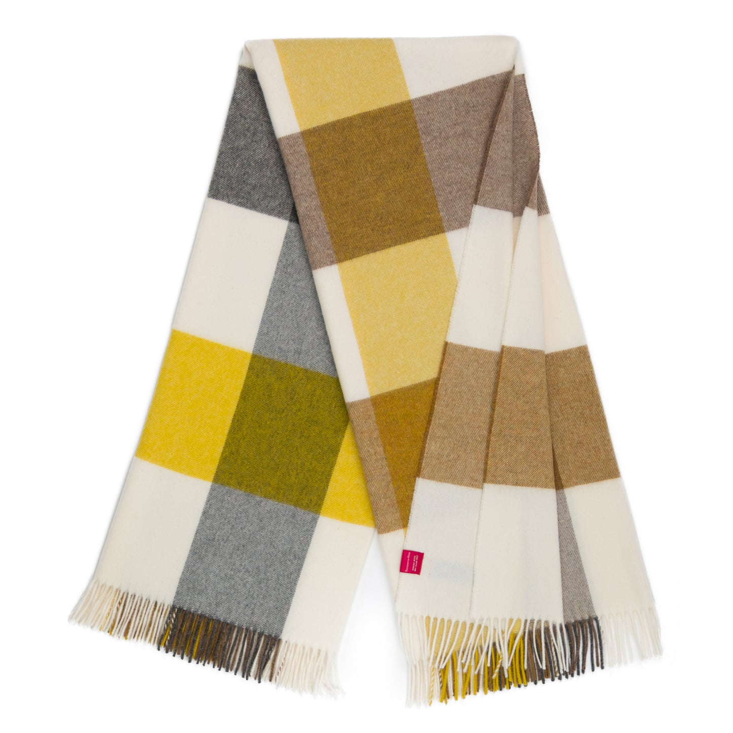Southampton Home Merino Wool Block (Gold)-Throws and Blankets-[bar code]-Prince of Scots