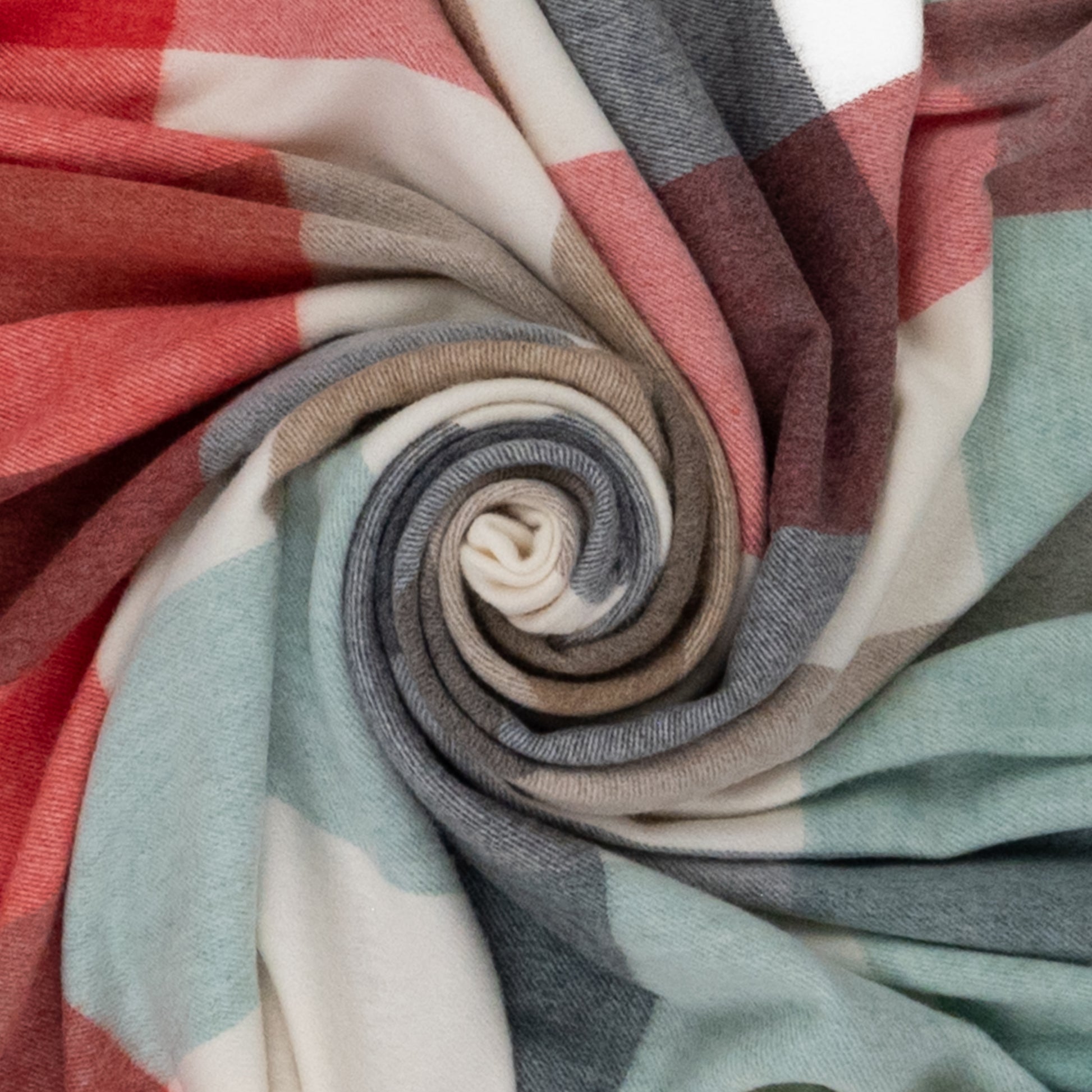 Southampton Home Merino Wool Block (Melon)-Throws and Blankets-[bar code]-Prince of Scots