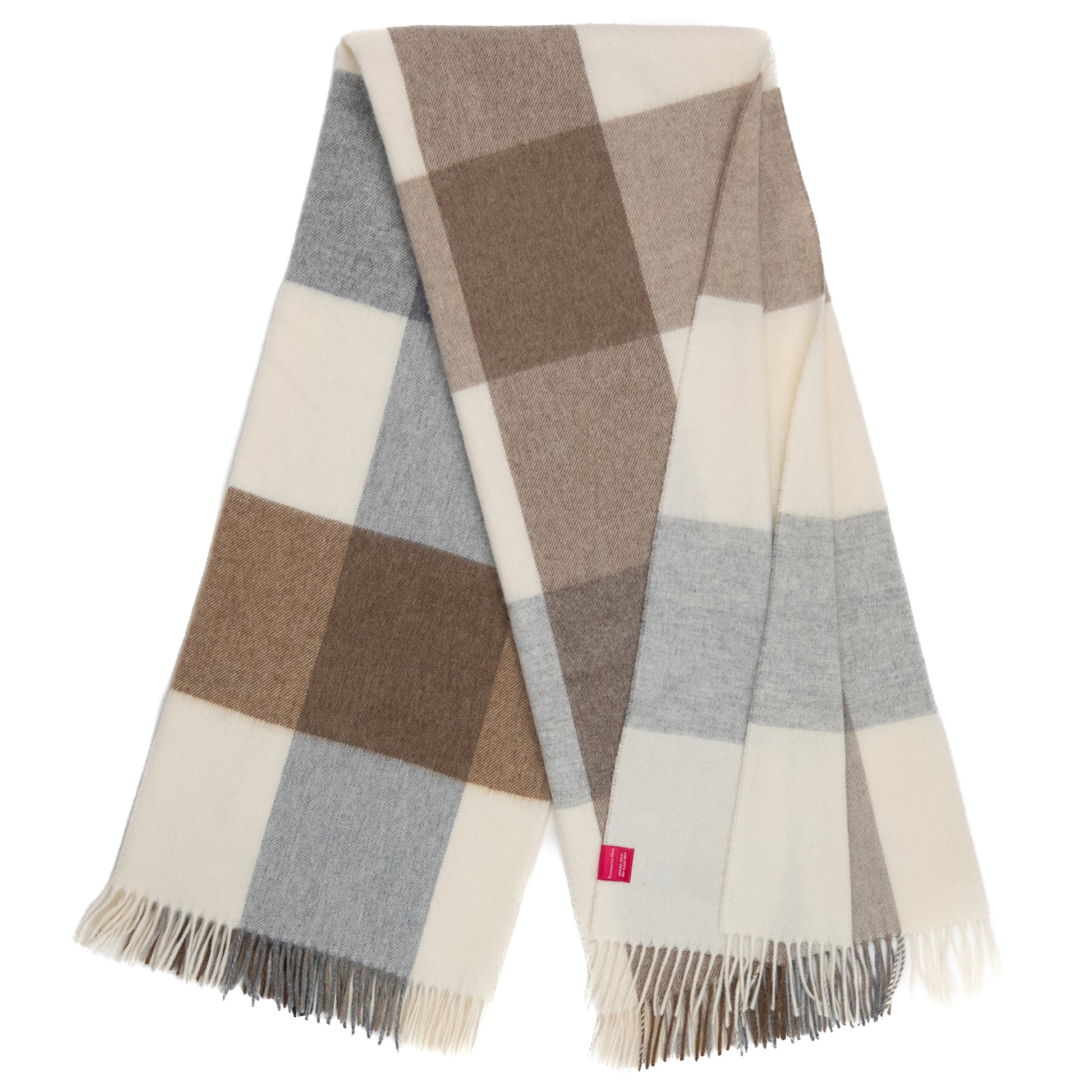Southampton Home Merino Wool Block (Natural)-Throws and Blankets-[bar code]-Prince of Scots